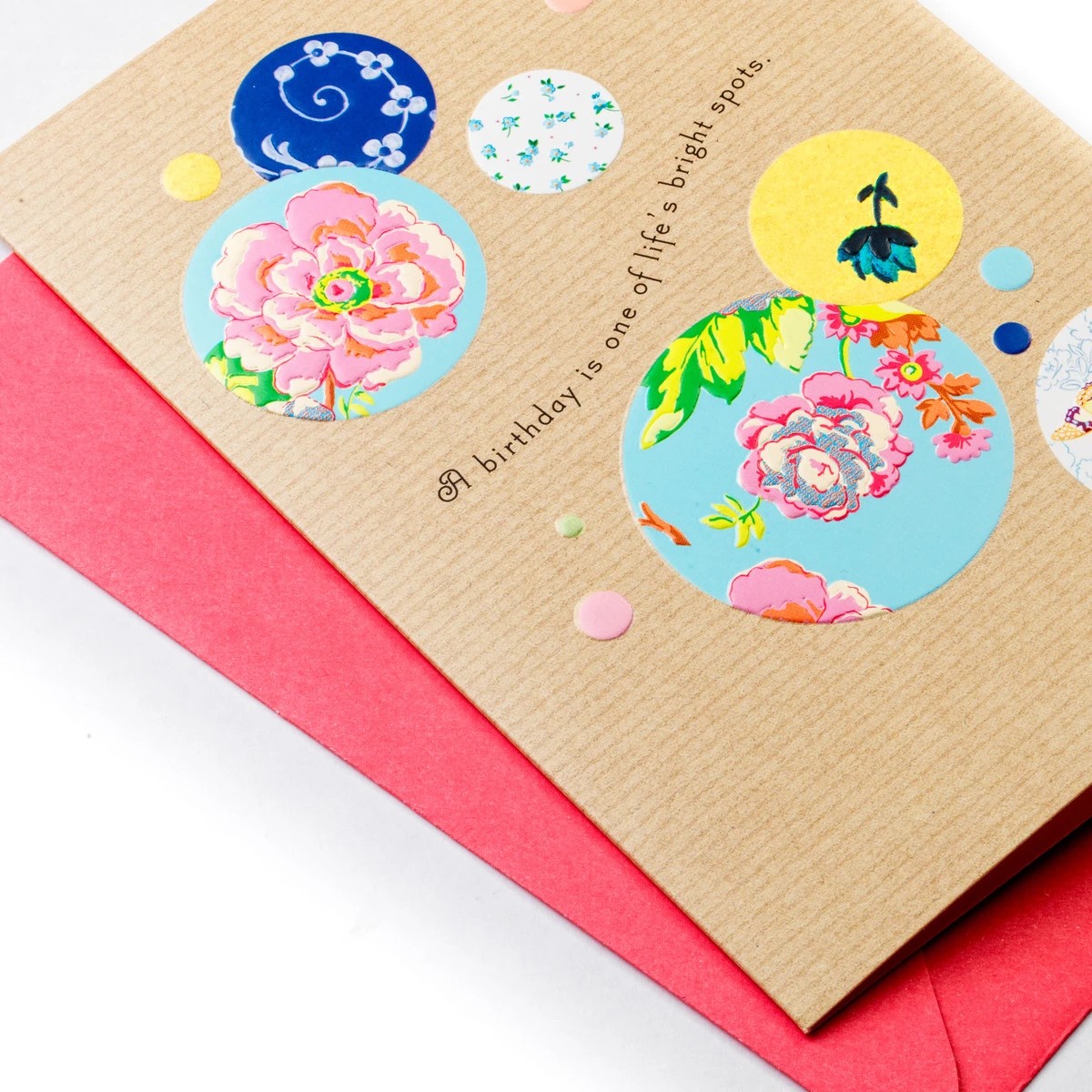 3 Hallmark Birthday Card for Her - Floral Spots, 3 of 3