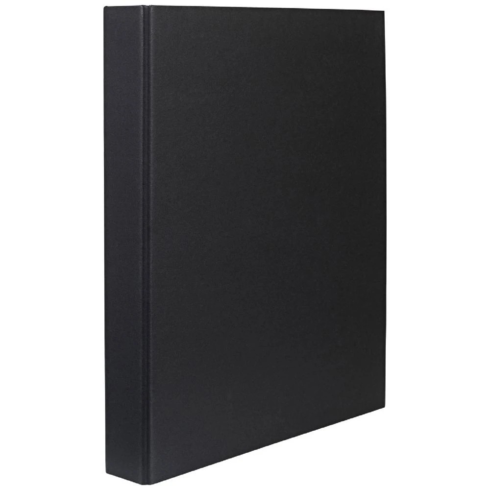 1 Otto A4 Recycled 2D Ring Binder Black, 1 of 3
