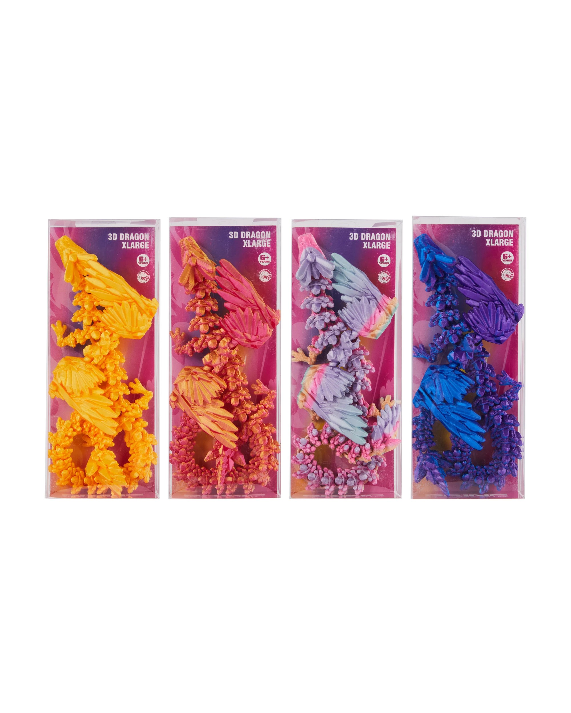1 12 Piece 3D Dragon X-Large - Assorted, 1 of 6