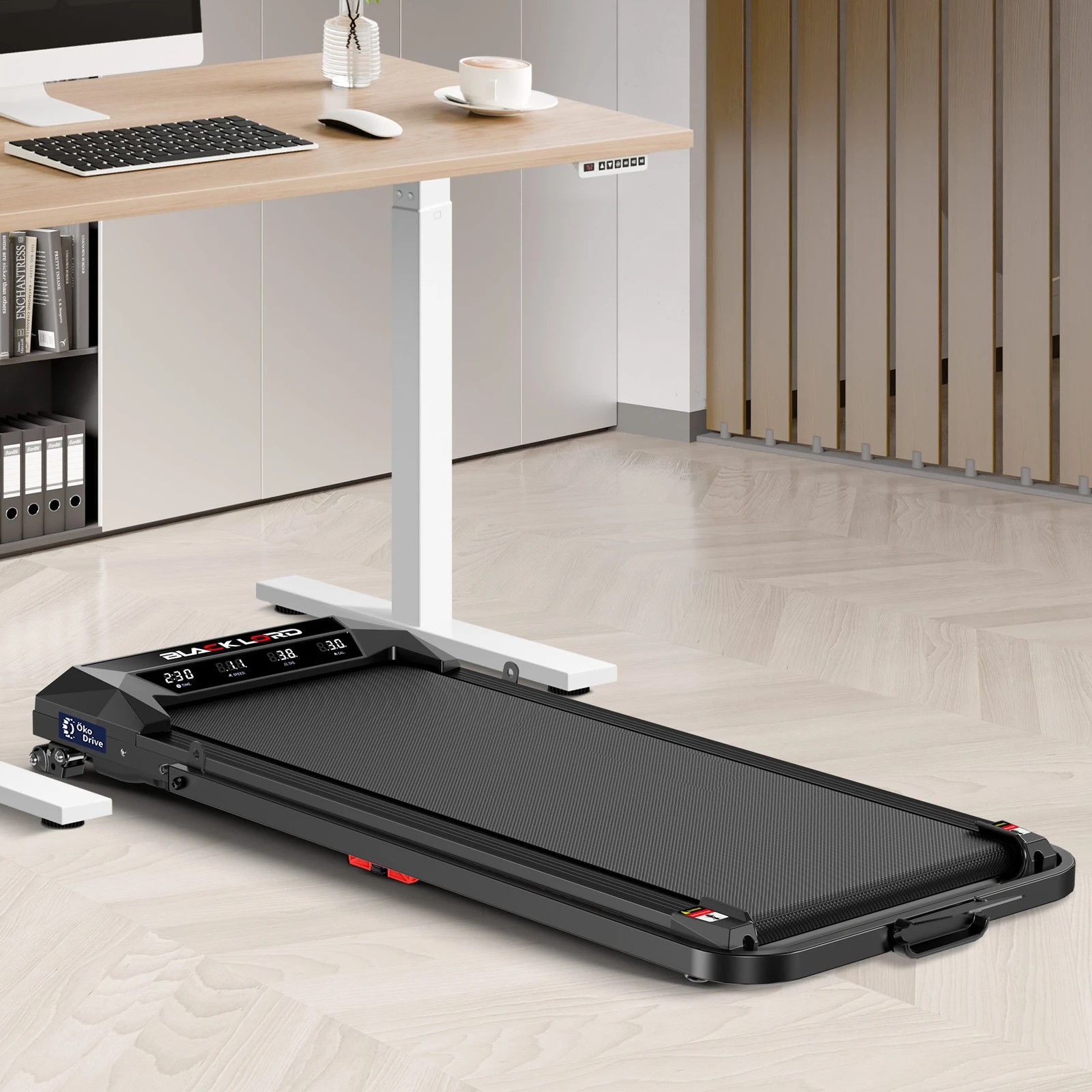 3 Black Lord Treadmill Electric Walking Pad Under Desk Home Incline Foldable - Black, 3 of 10