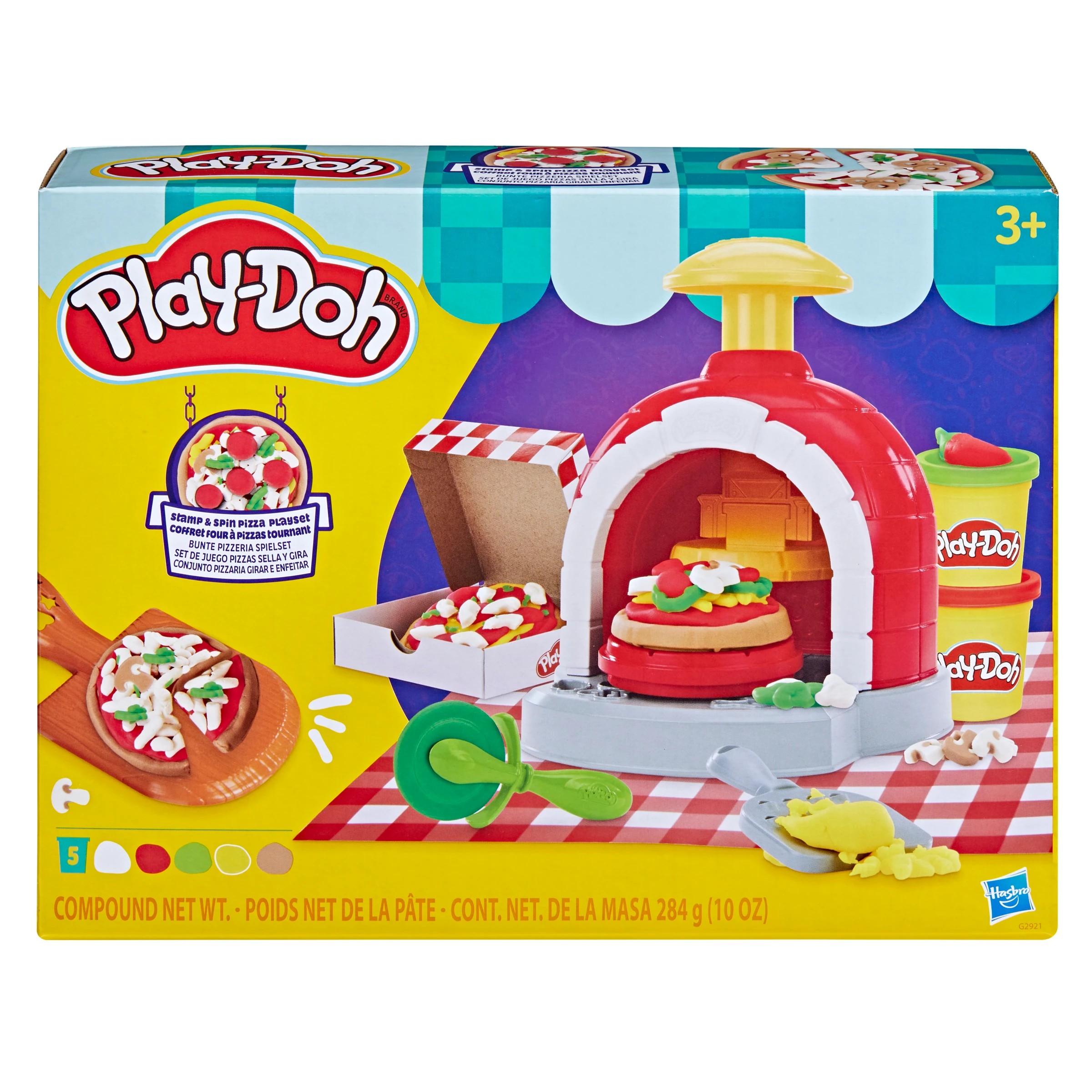 1 Play-Doh Stamp & Spin Pizza Playset, 1 of 3