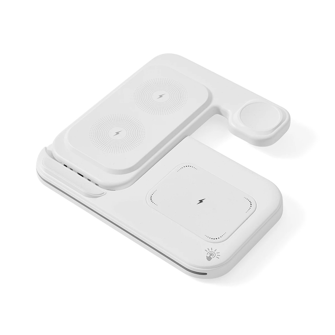 7 3-in-1 Foldable Wireless Charger - White, 7 of 9