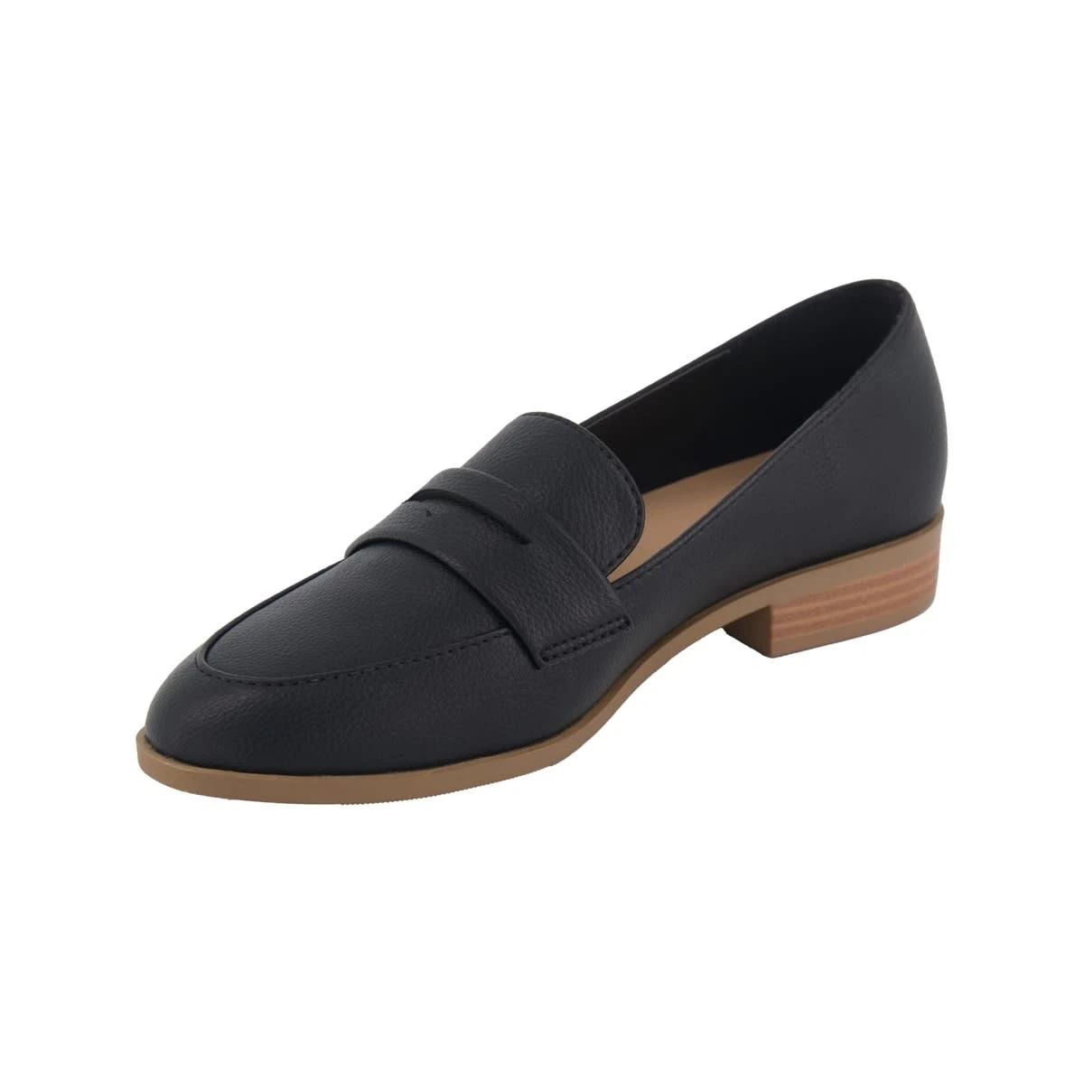3 Saddle Loafer Flats Black, 3 of 5
