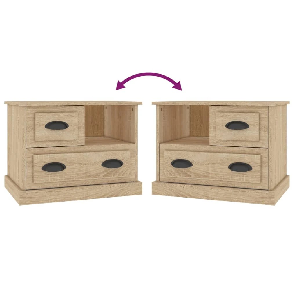 9 vidaXL bedside cabinet Ample Storage - Brown, 9 of 9