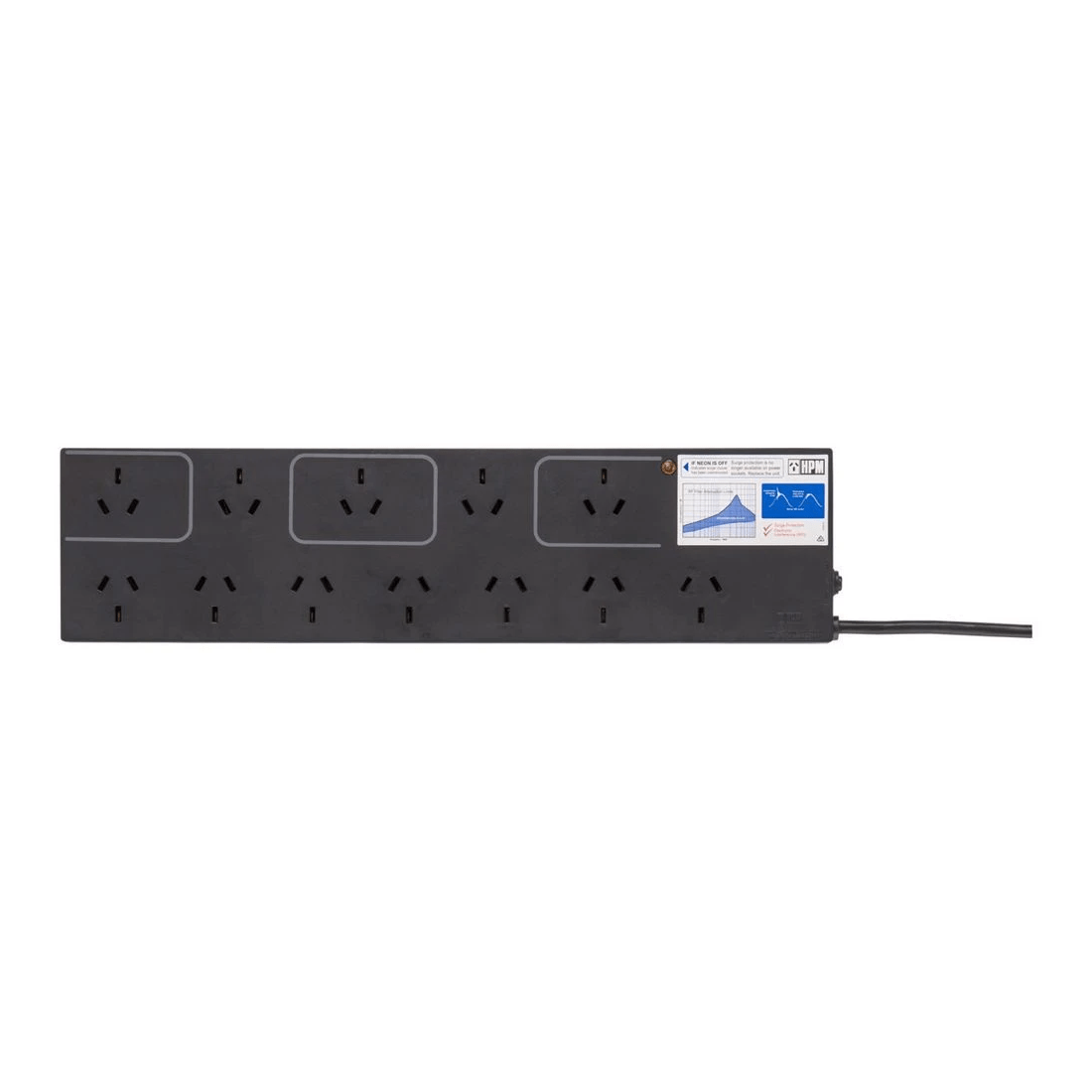 1 HPM 12 Outlet Transformer Spacing Powerboard 1.8m, 1 of 3