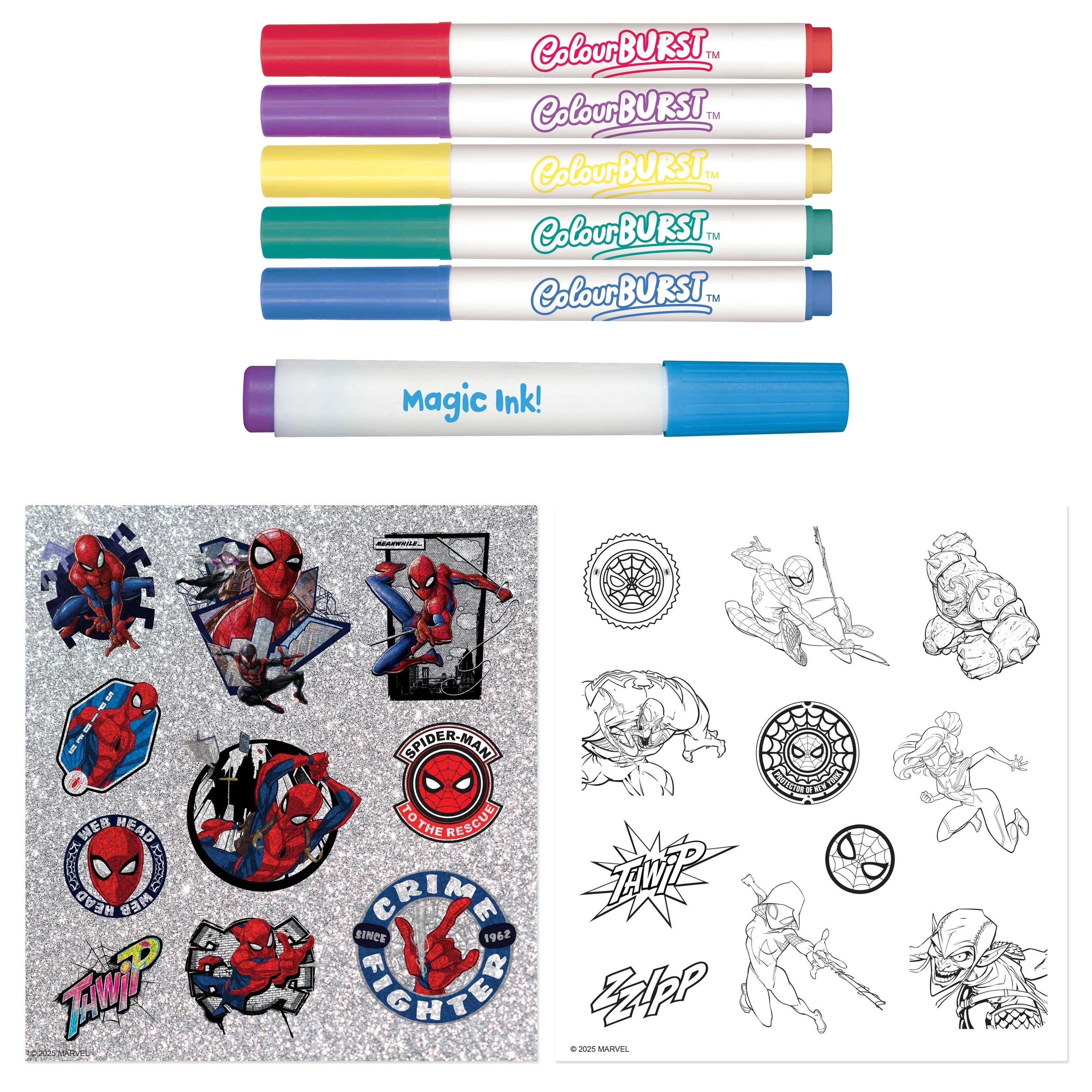 3 INKredibles Marvel Spider-Man Mess-Free Activity Kit - Book, 3 of 9