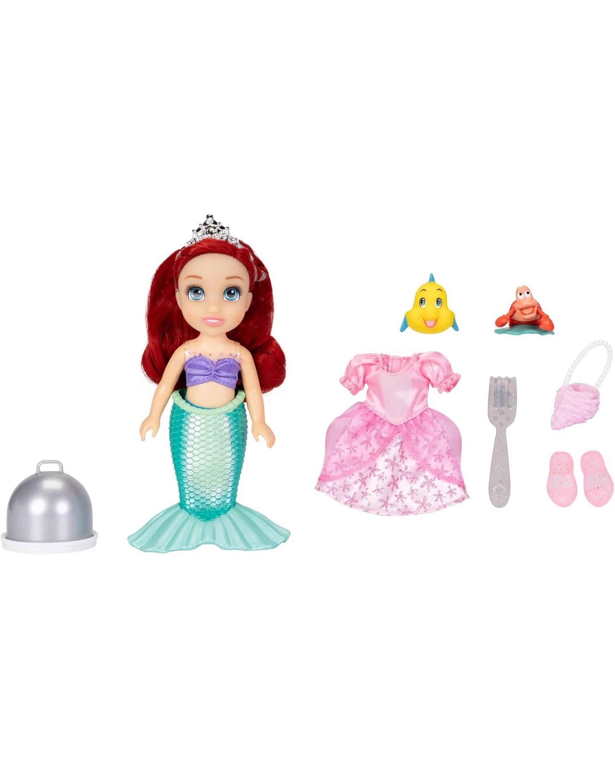 5 Disney Princess Sea and Land Ariel Doll Playset, 5 of 9