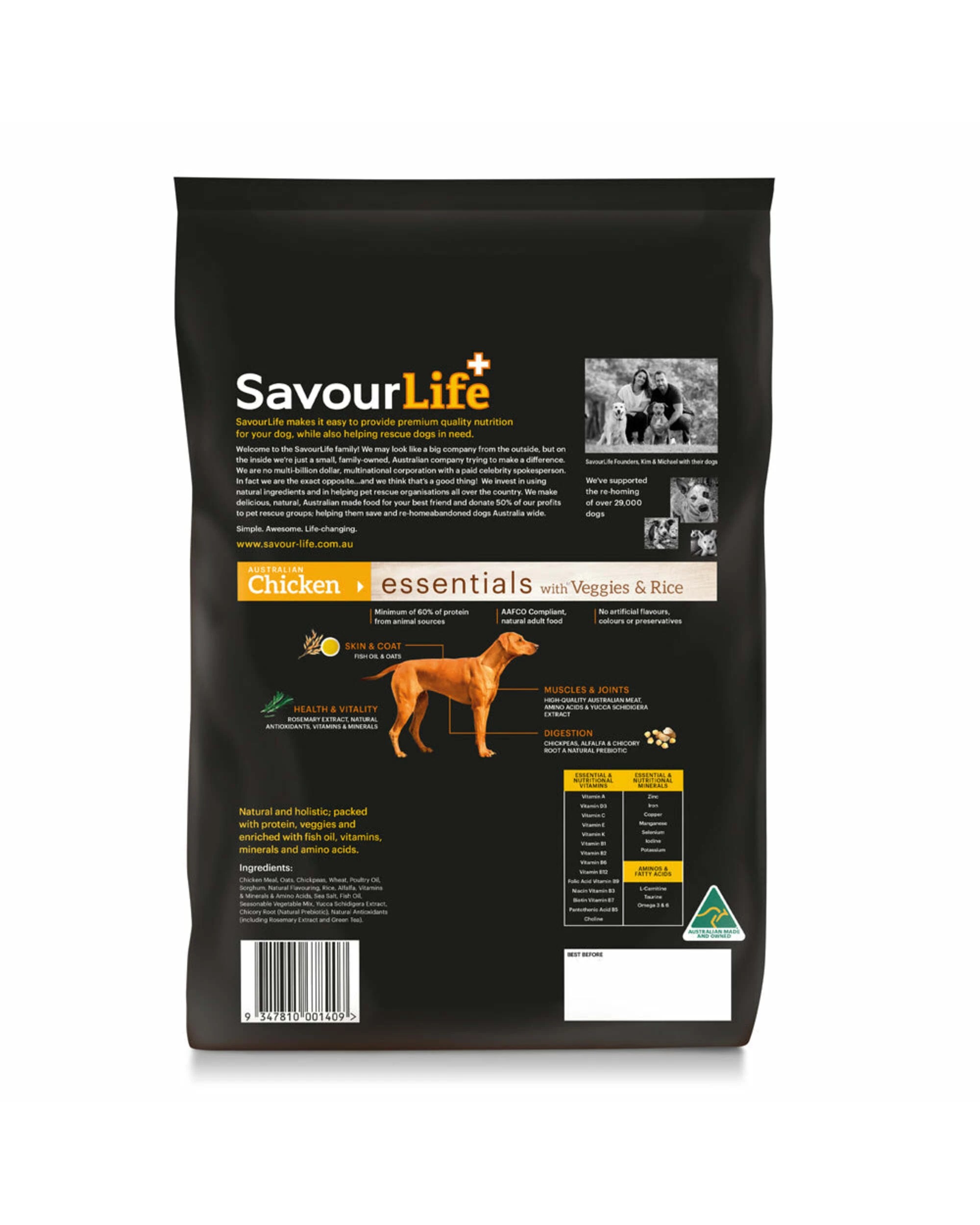 2 Savourlife Essentials Adult Chicken 3kg, 2 of 2