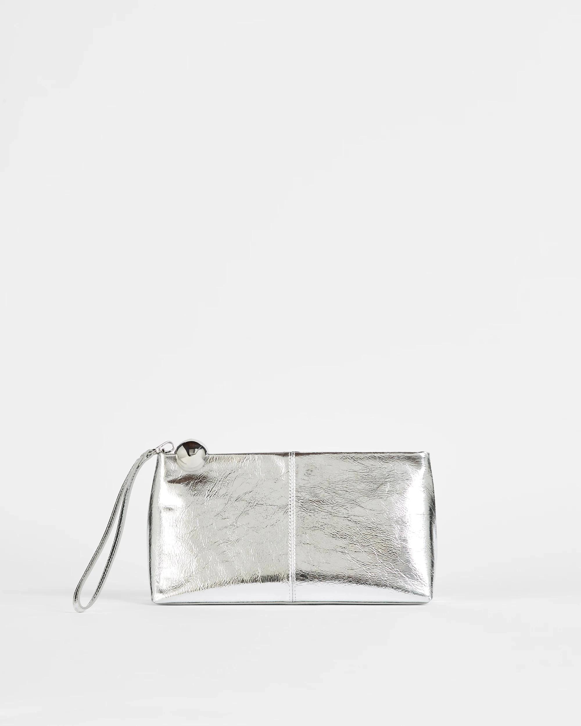 1 Target PU Soft Clutch Bag SILVER, 1 of 4