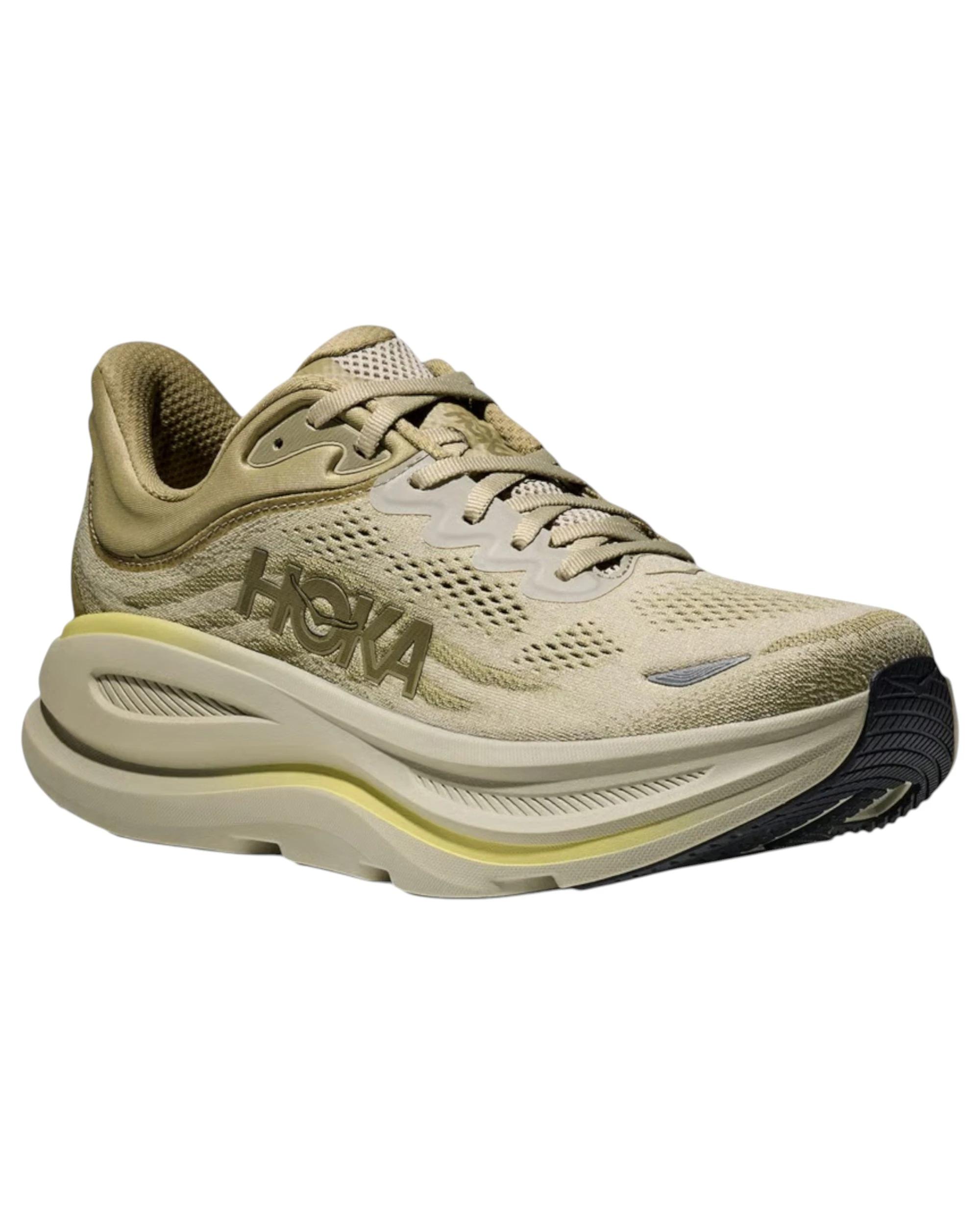 3 Hoka Mens Bondi 9 Athletic Running Shoes GRASSLAND, 3 of 8