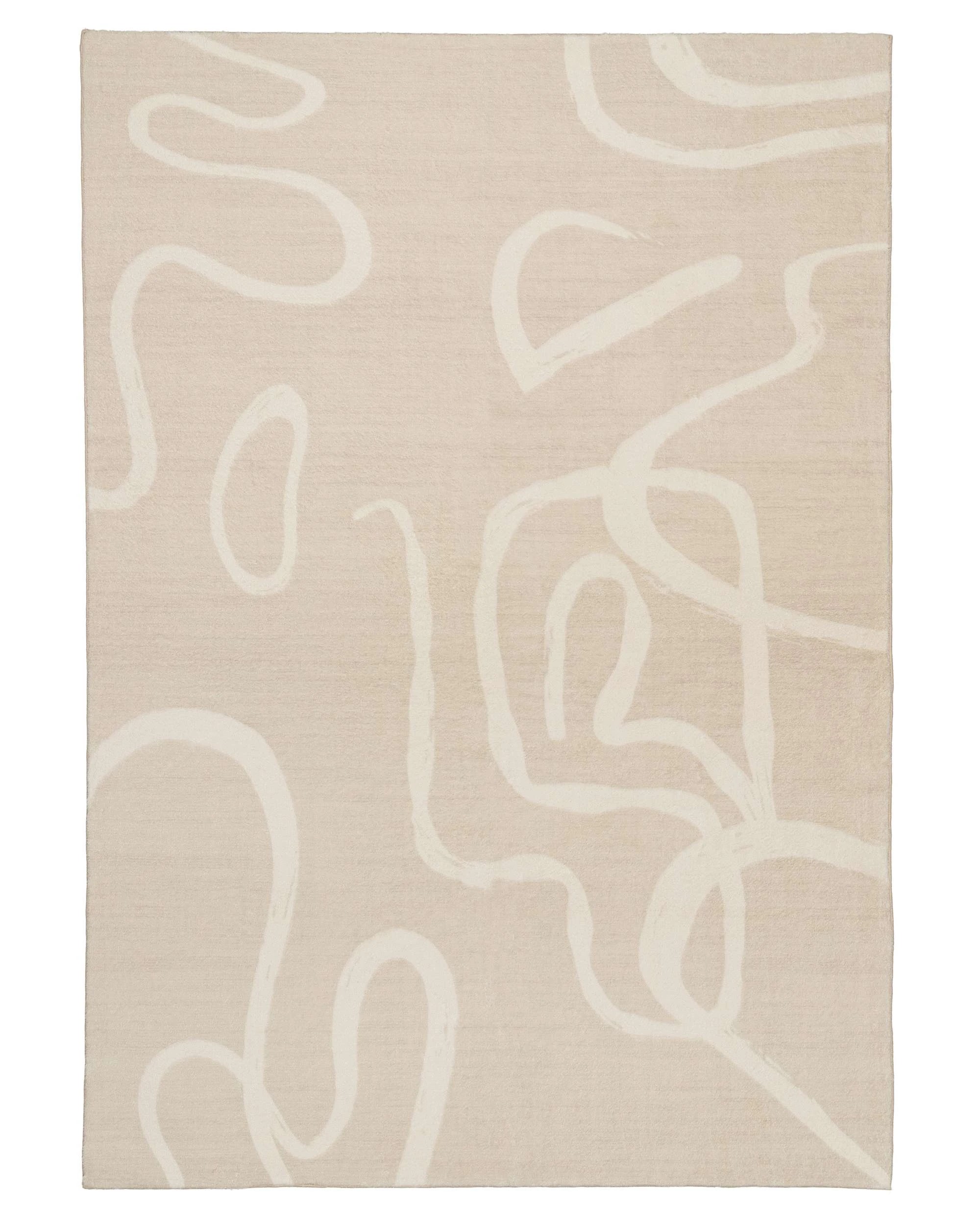 1 Loopsie Piata Washable Rug-330cm x 240cm - Beige - Beige, 1 of 9
