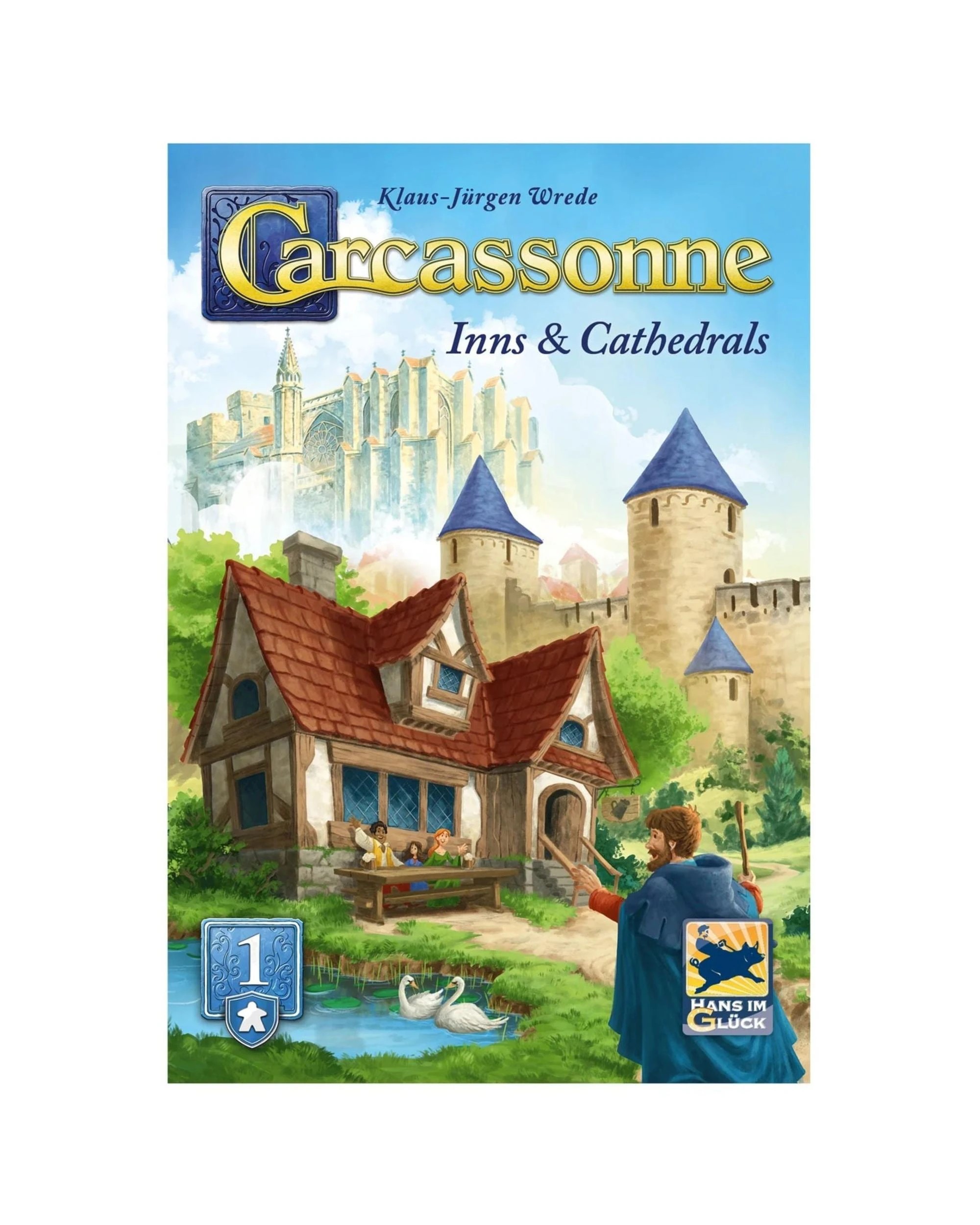 2 Carcassonne Inns and Cathedrals Expansion 1 - 2025 Redesign -  Board Game, 2 of 7