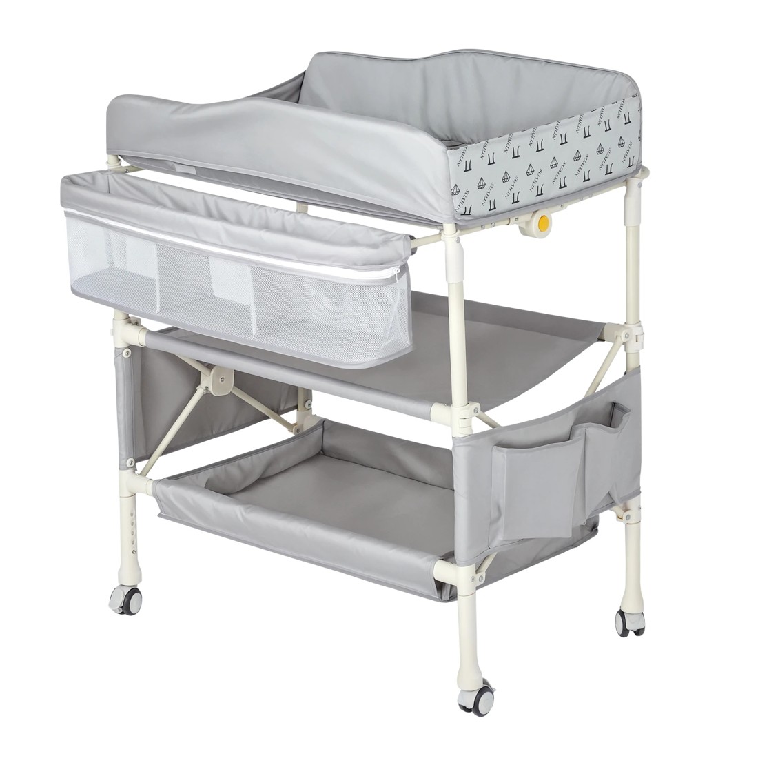 3 Advwin Changing Table Nursery Furniture with Side Pocket, 3 of 10