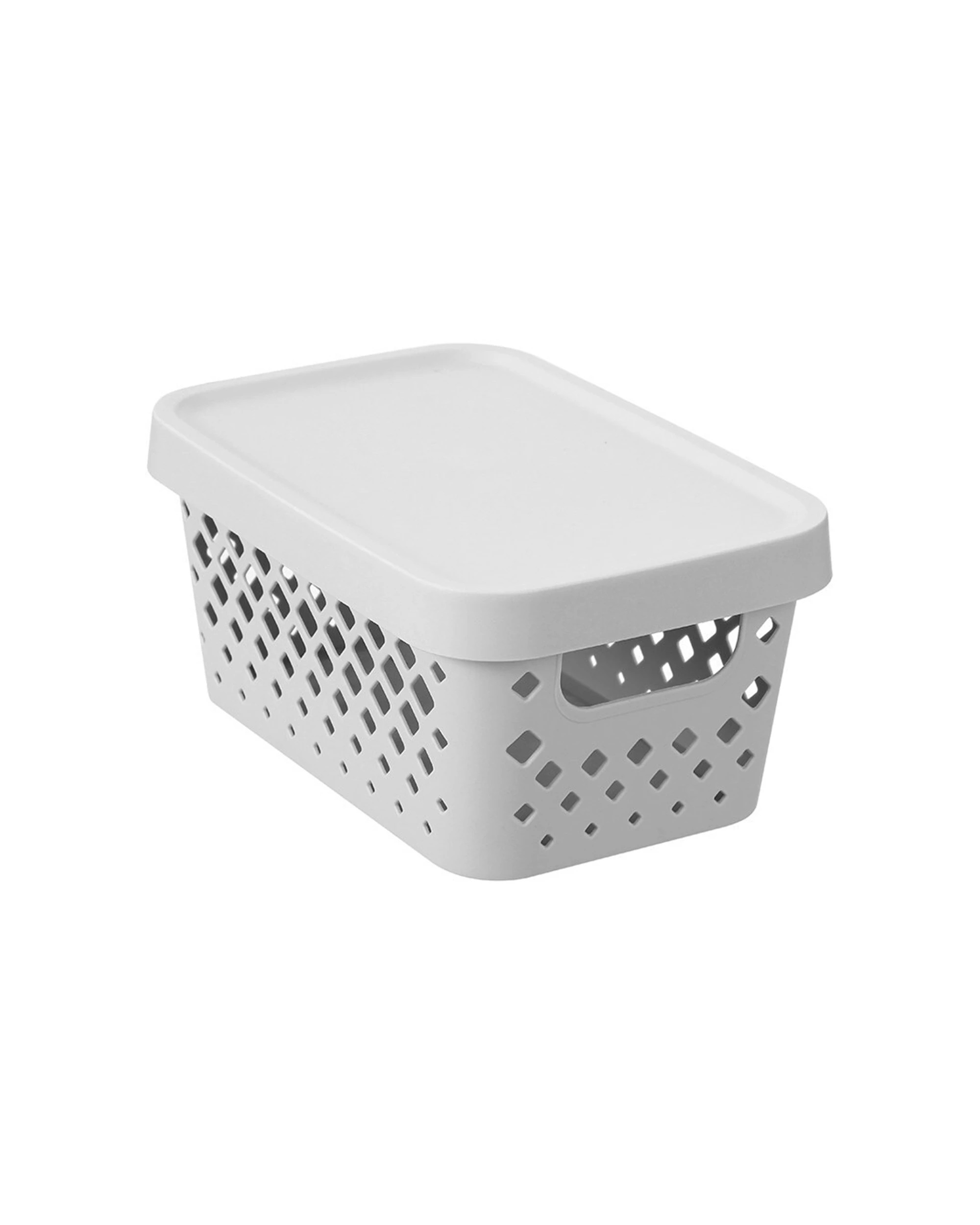 6 Boxsweden Kept Diamond 40L-26cm Storage Bin Lidded Durable Plastic Ventilated - Assorted, 6 of 7