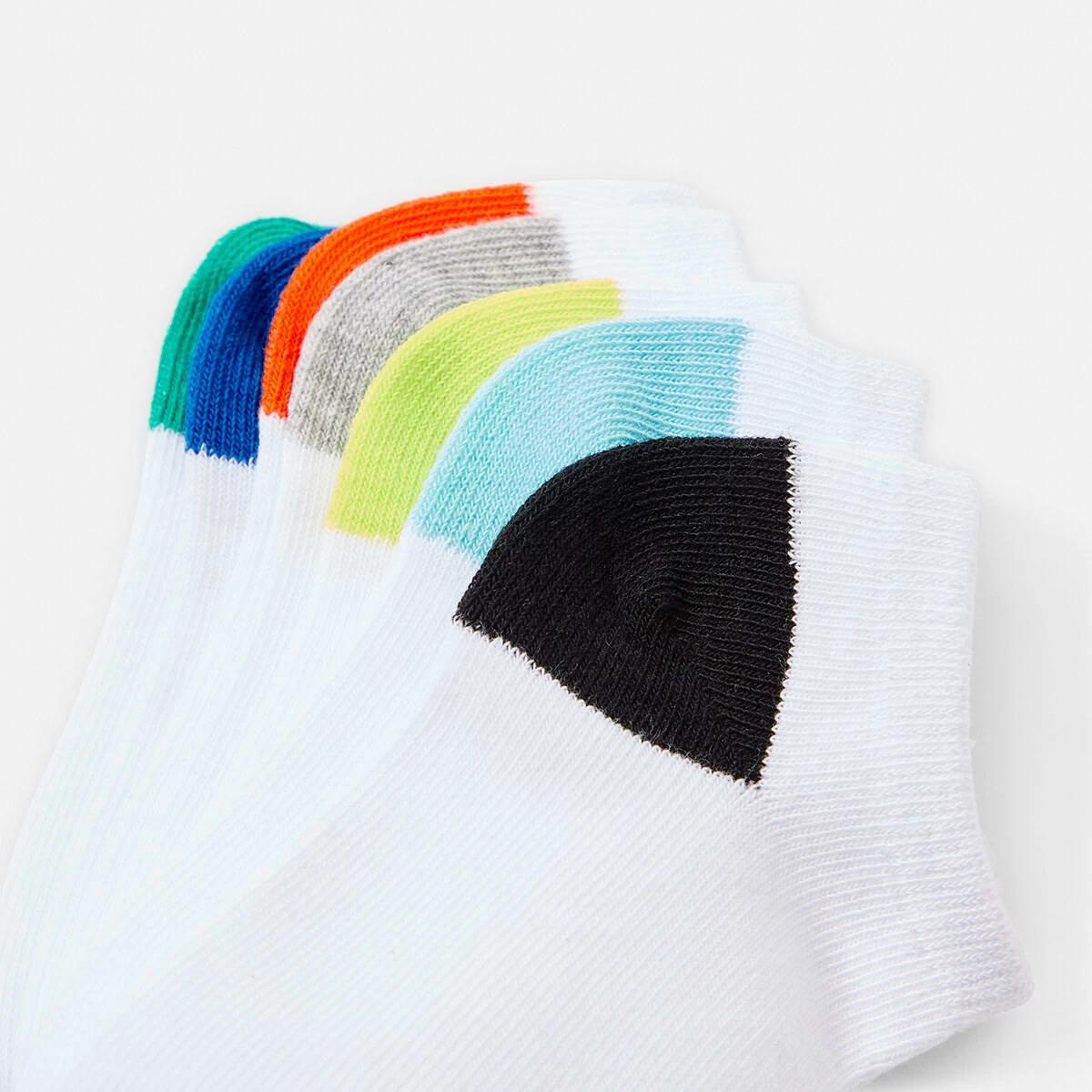 2 7 Pack Low Cut Socks MUTLICOLOUR, 2 of 3
