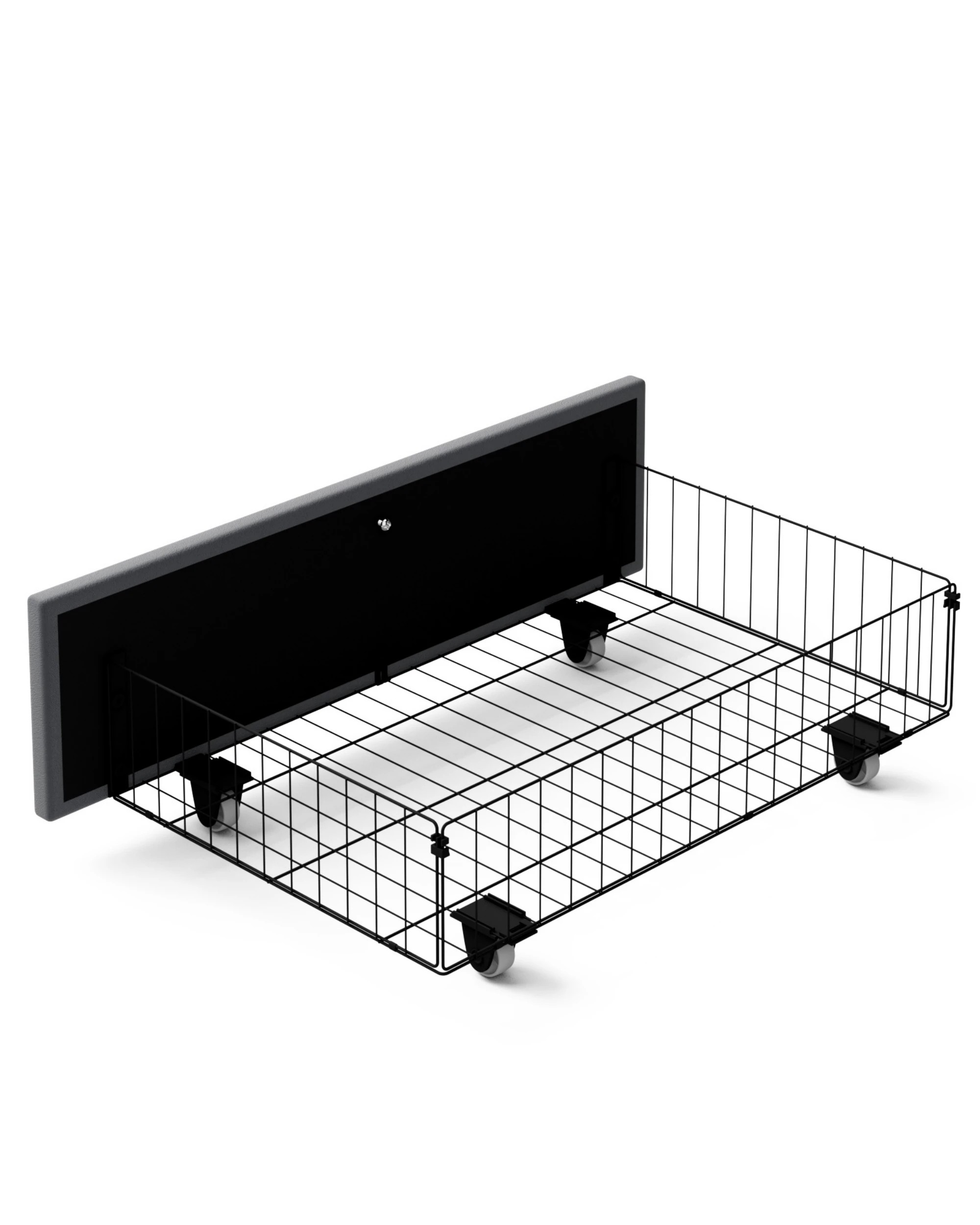 6 Advwin Double LED Bed Frame with Velvet Upholstered Headboard & Charging Station - Grey, 6 of 7