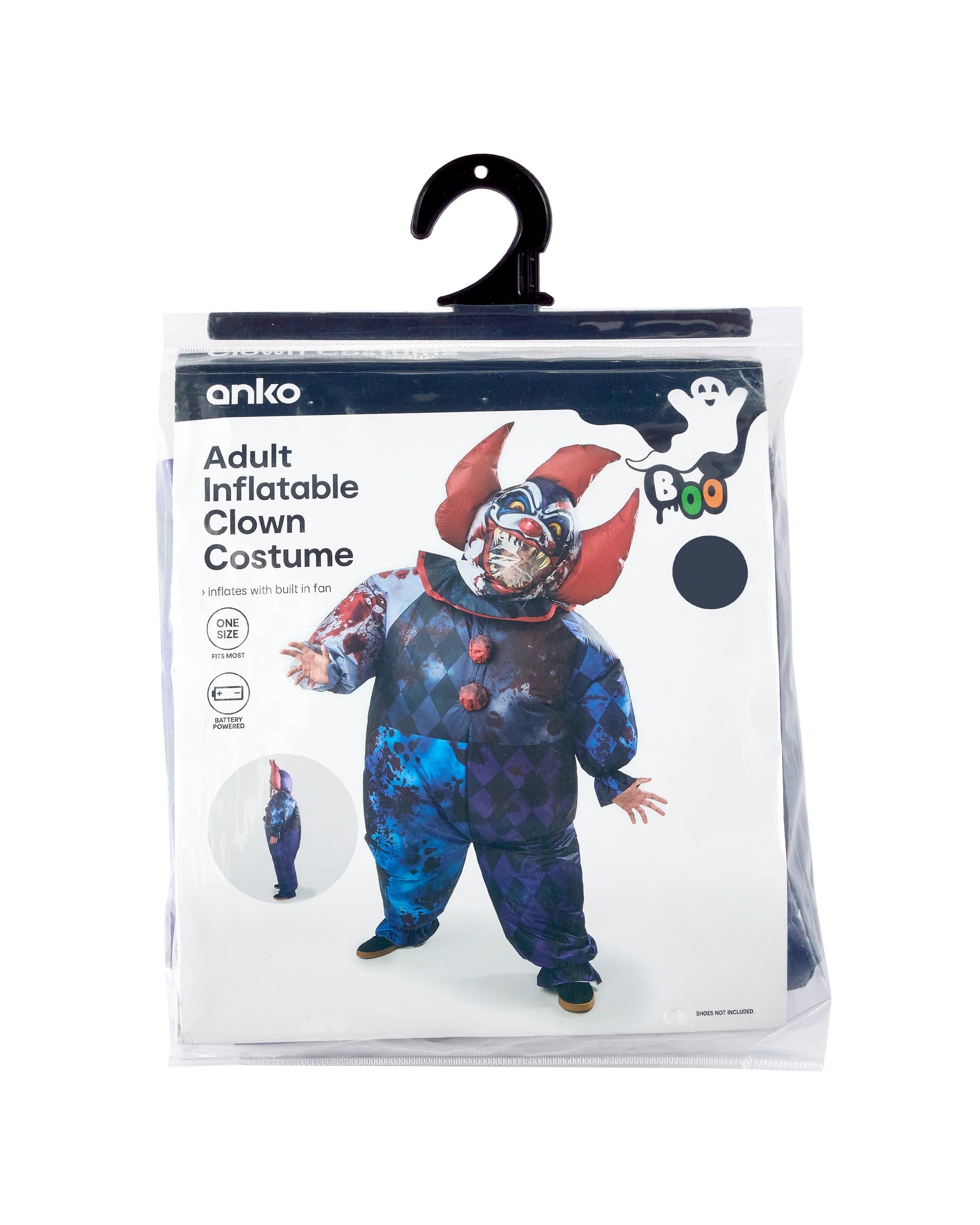 9 Inflatable Clown Costume - Adult, 9 of 10