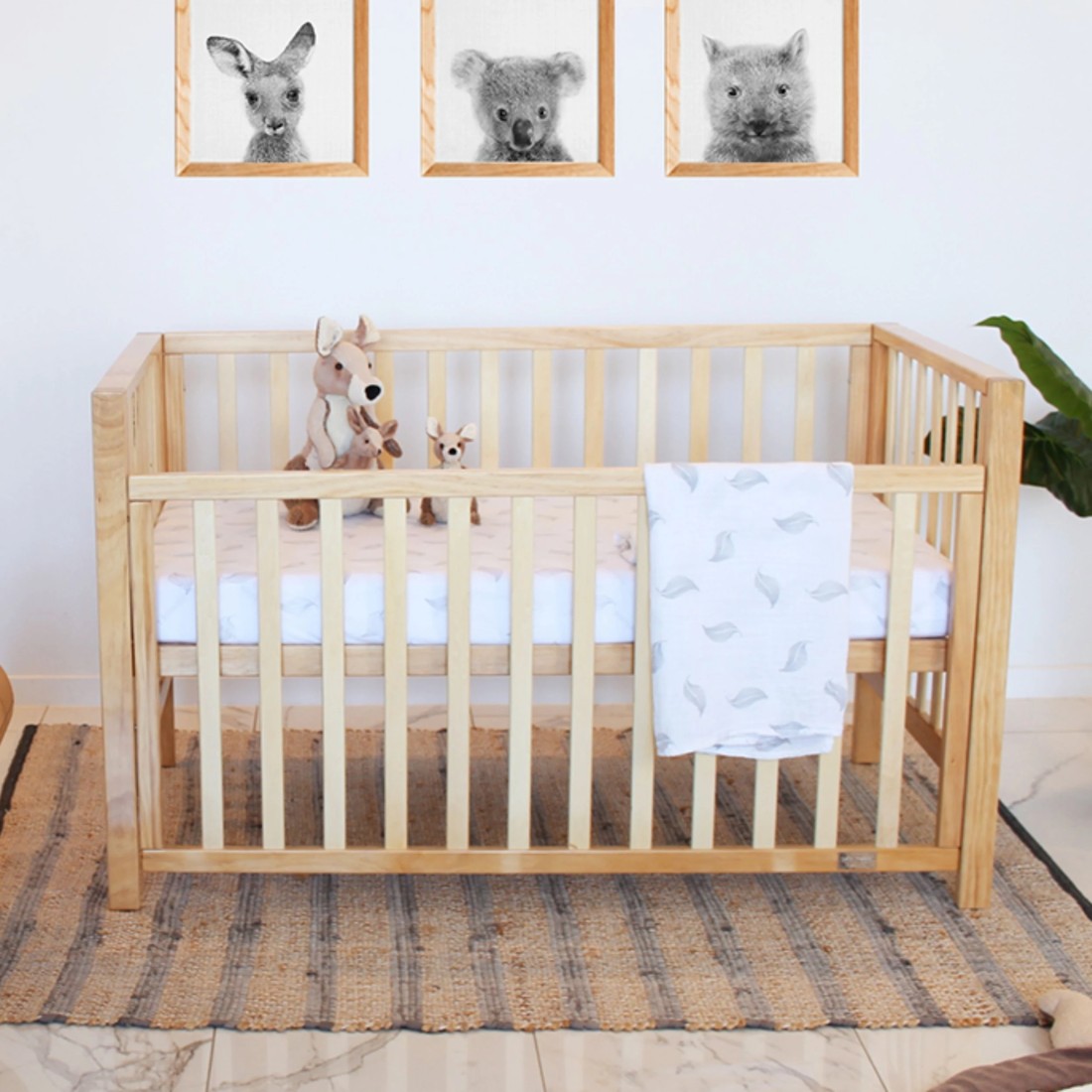 5 Babyhood Lulu Cot - Natural, 5 of 5