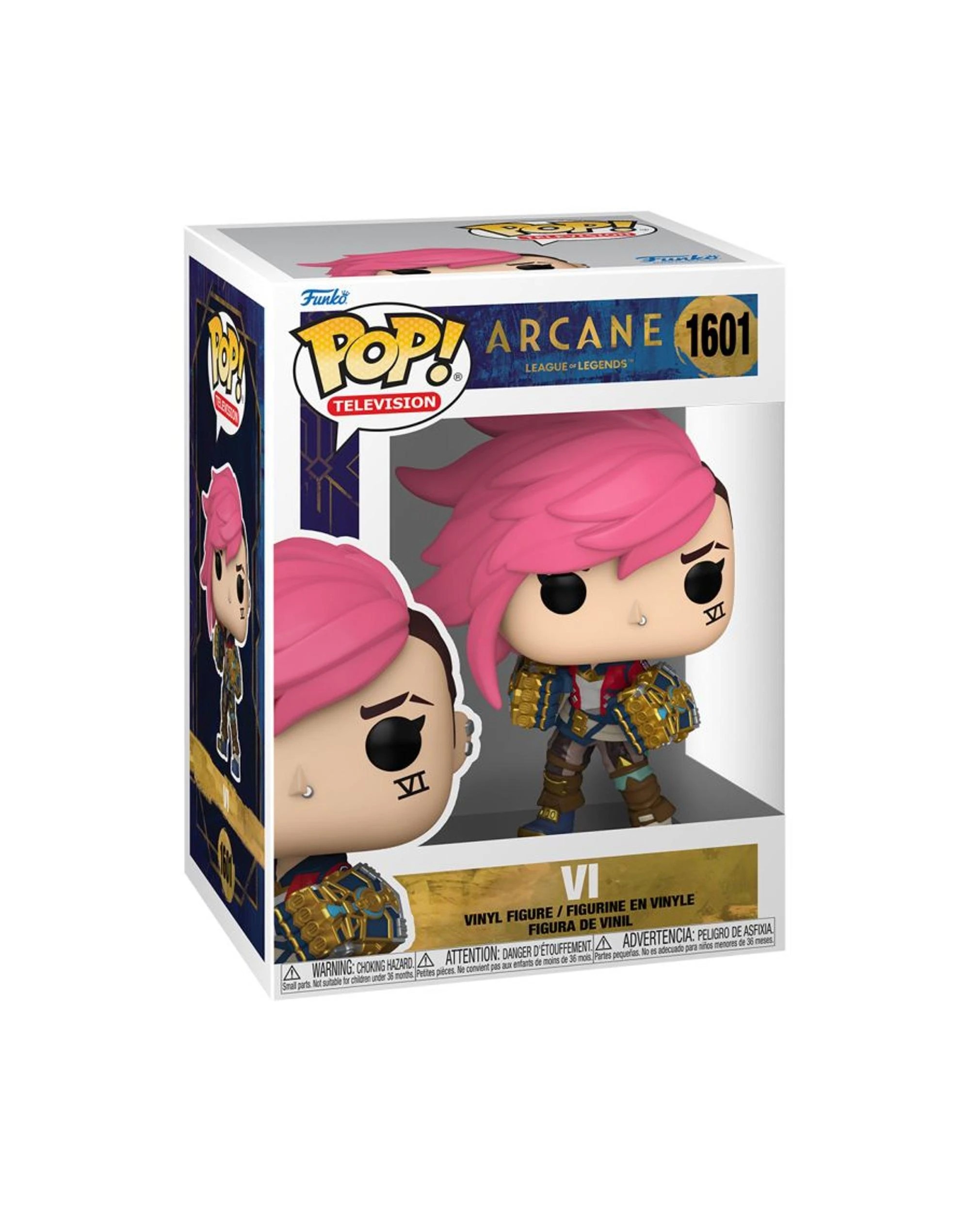 3 Arcane League of Legends Vi Funko POP! Vinyl, 3 of 4