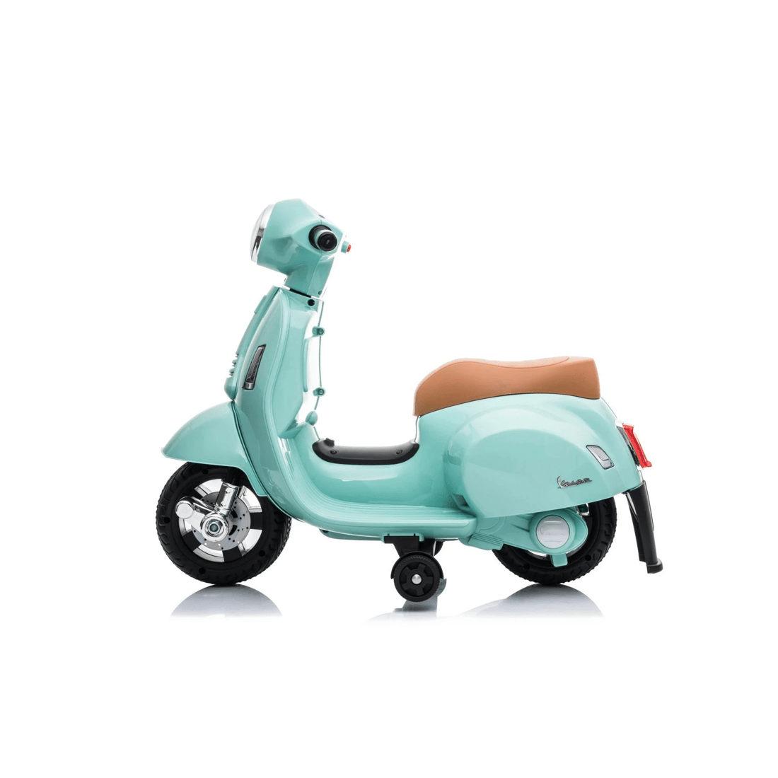 3 Mini Vespa GTS Super 6V Motorised Ride On - Mint - Green, 3 of 10