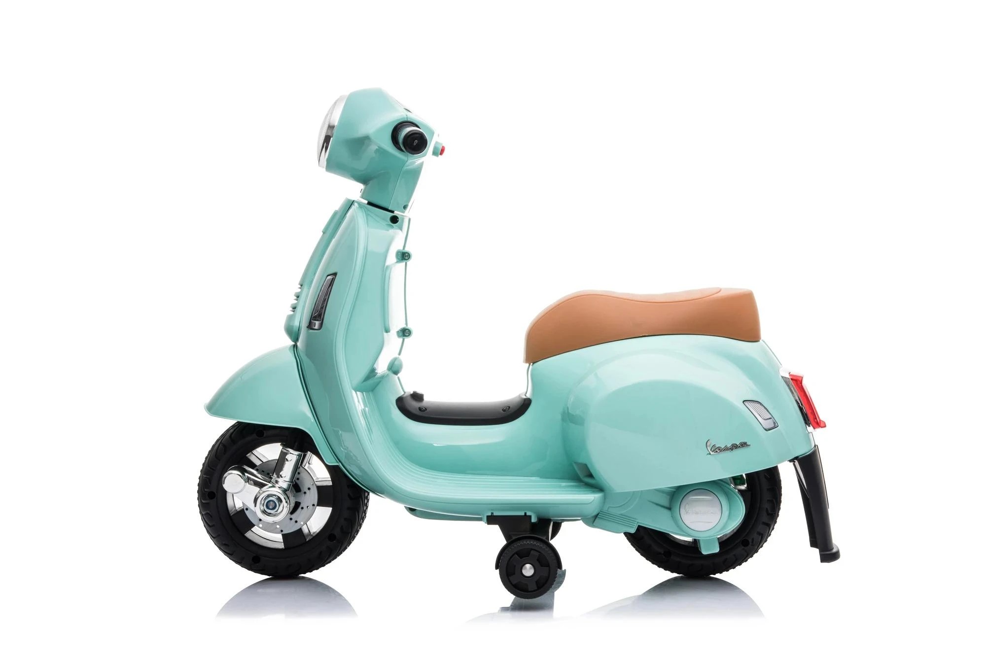 3 Mini Vespa GTS Super 6V Motorised Ride On - Mint - Green, 3 of 10