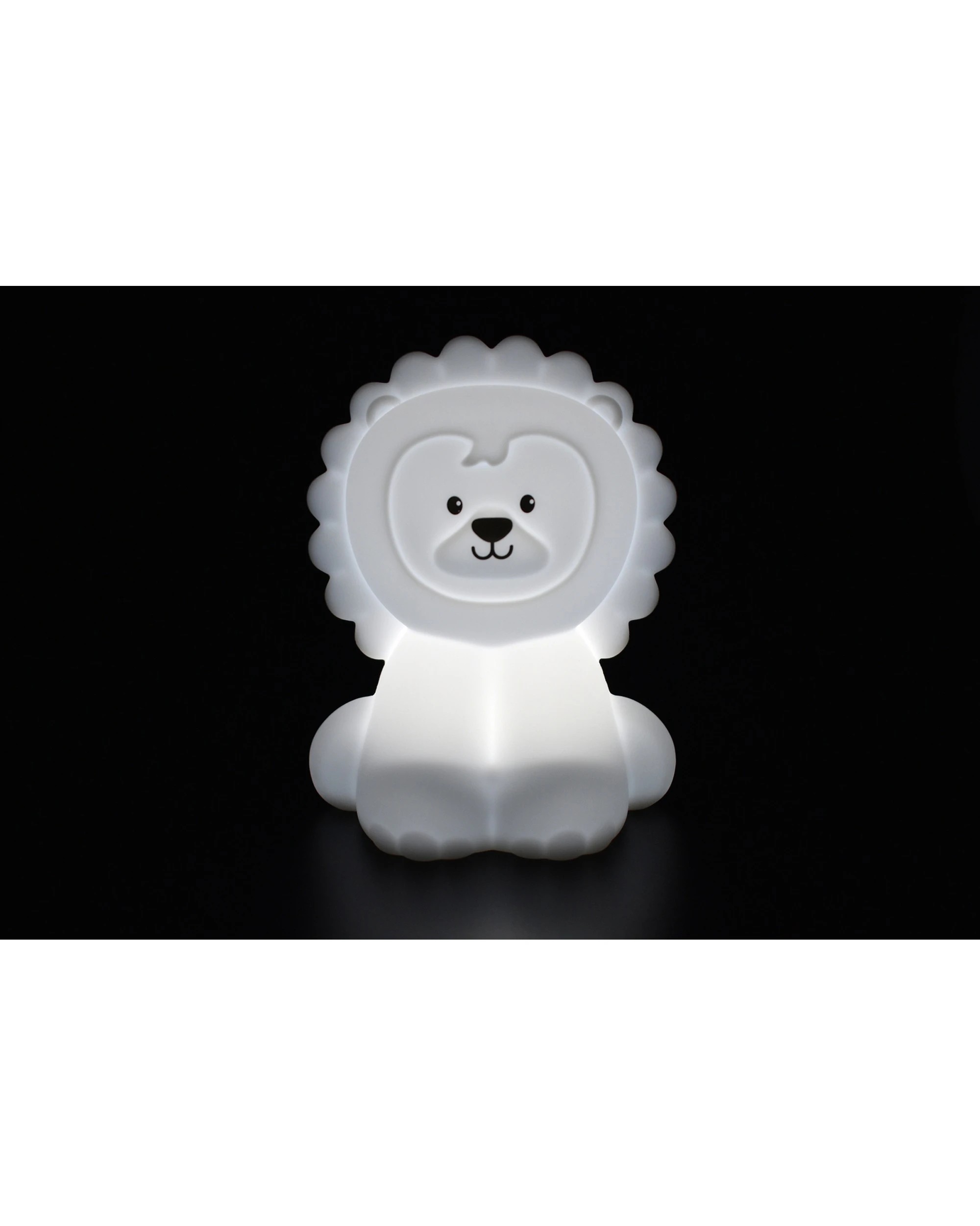 6 Kaper Kidz Bedtime Buddy Rory The Lion Night Light Silicone - White, 6 of 8