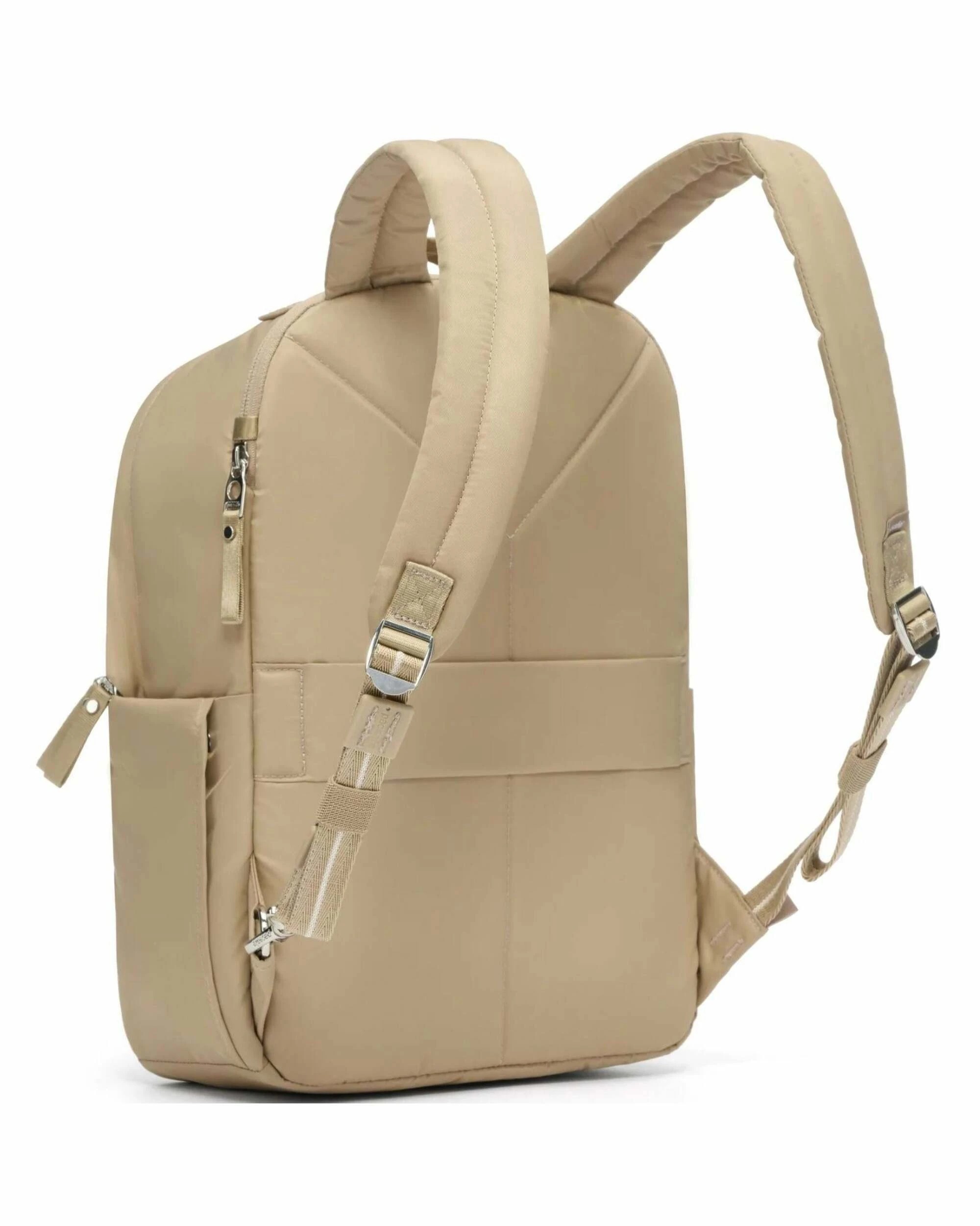 3 PacSafe W Anti-Theft Laptop Backpack - 13-Inch / 10L - Taupe - Brown, 3 of 4