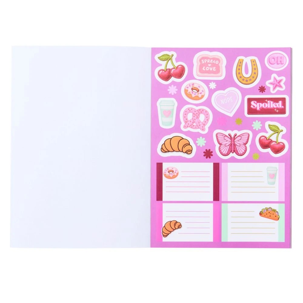 2 Officeworks Raspberry A5 Sticker Book, 2 of 3