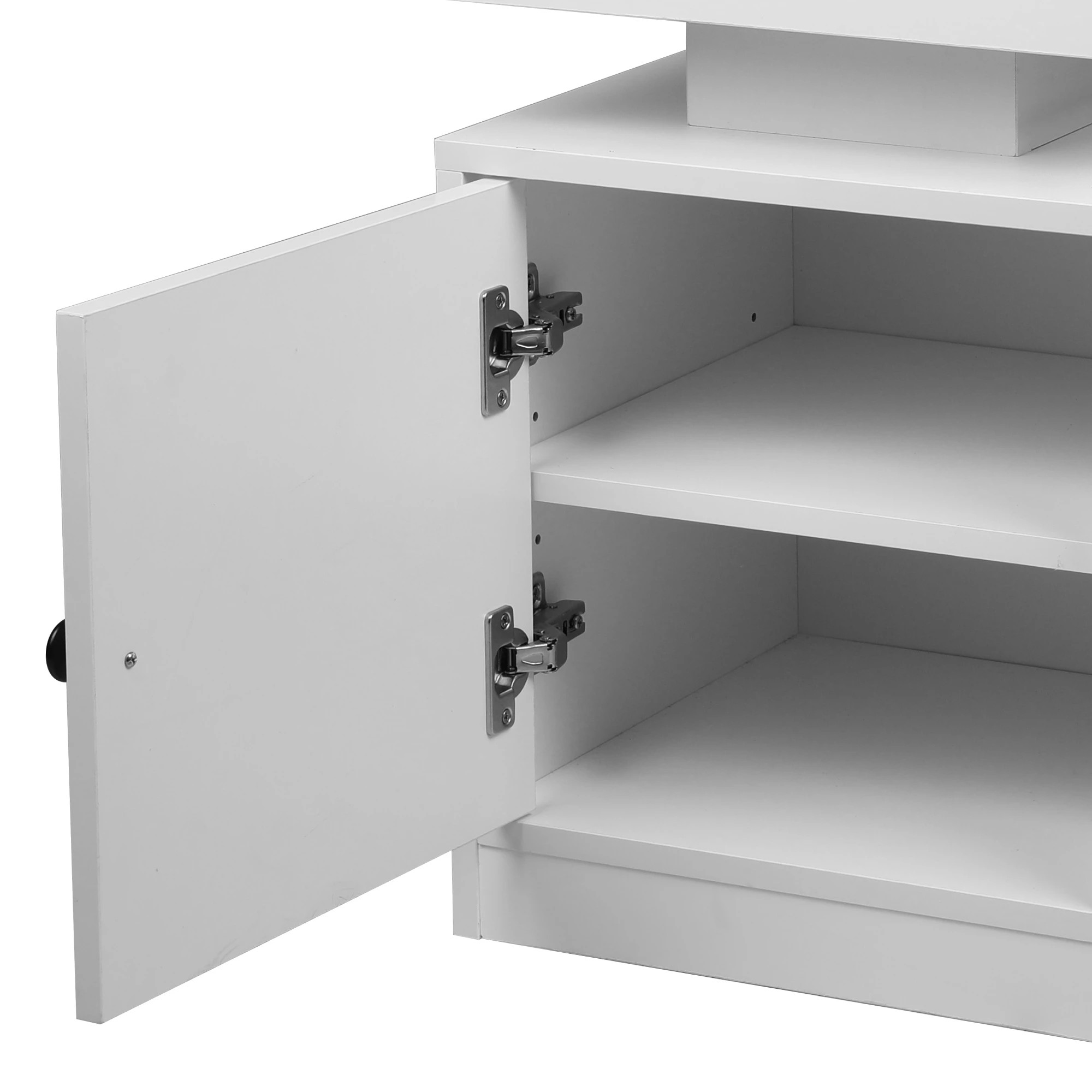 4 Levede Led Bedside With Charging Station White, 4 of 6