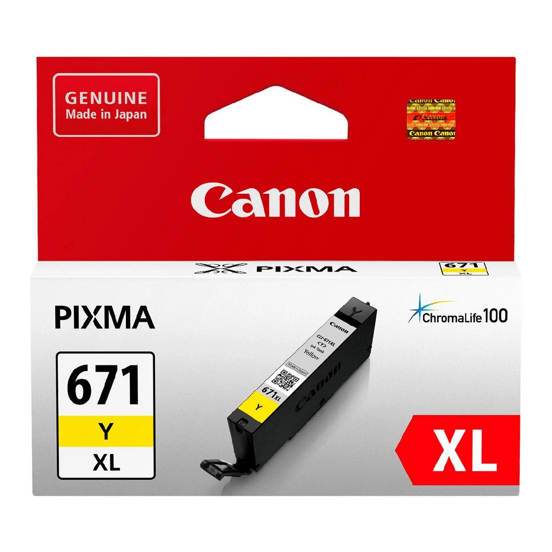 1 Canon CLI 671XL Ink Cartridge Yellow, 1 of 4