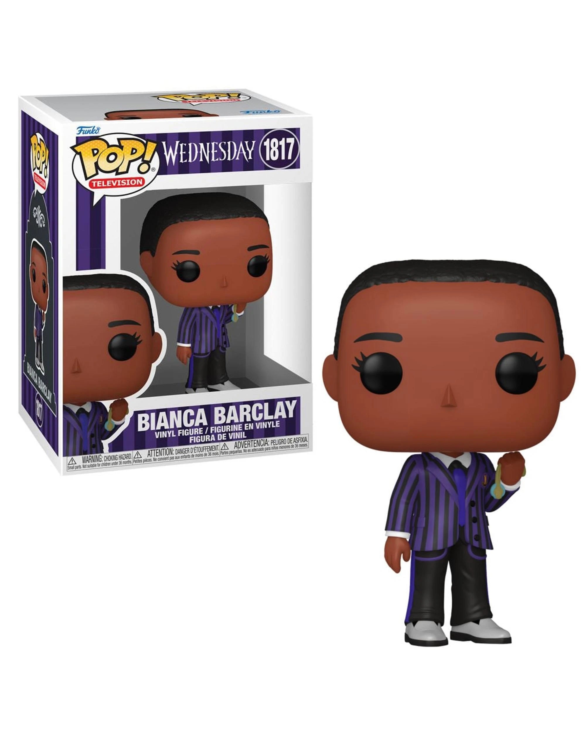 1 Wednesday - TV -  Season 2 Bianca Barclay with Necklace Funko POP! Vinyl, 1 of 3