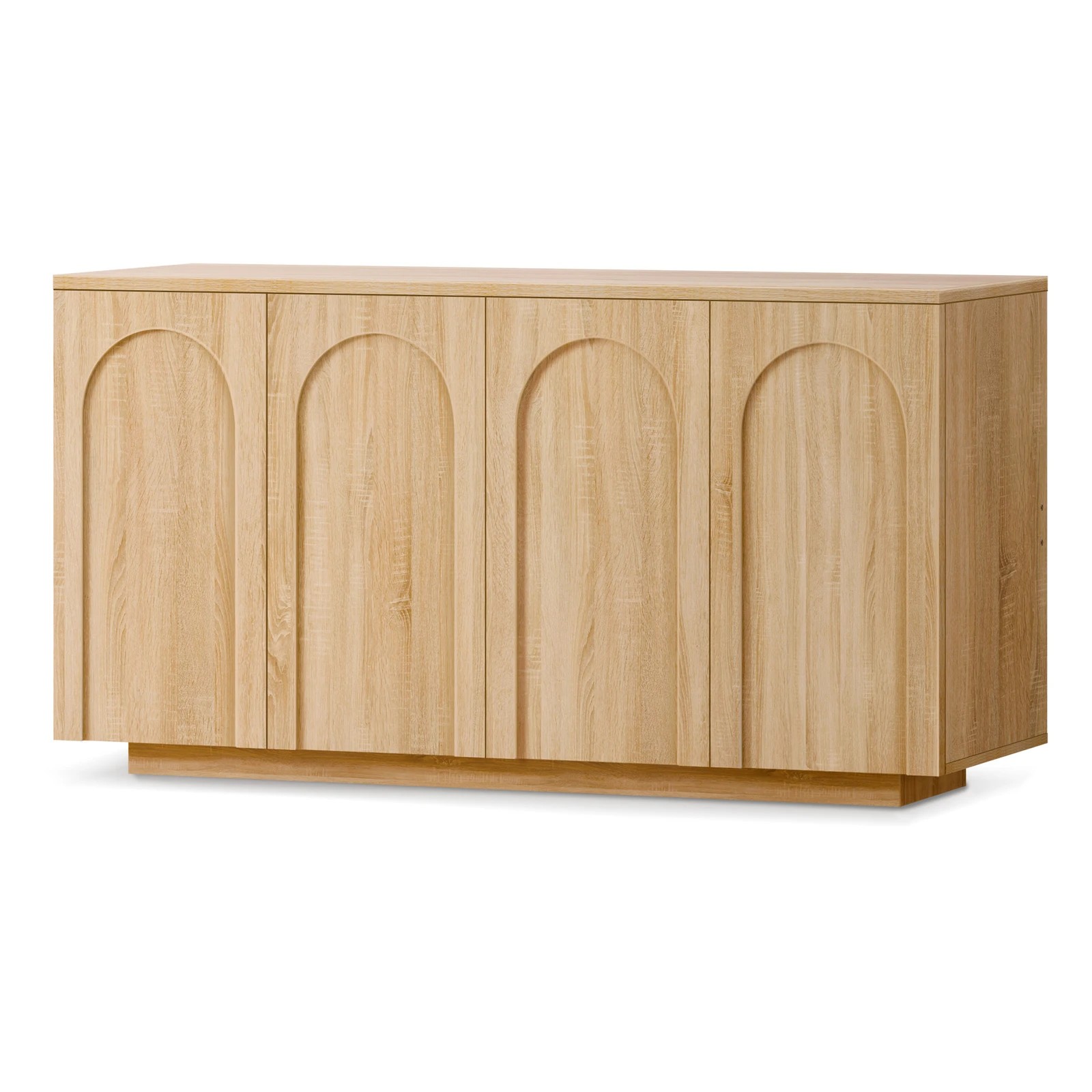 1 Alfordson Buffet Sideboard Storage Cabinet Cupboard Pantry Kitchen - Oak, 1 of 10