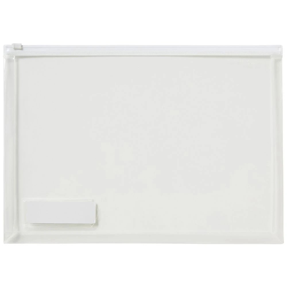 1 Lihit Lab Gusset Document Wallet A4 White, 1 of 1