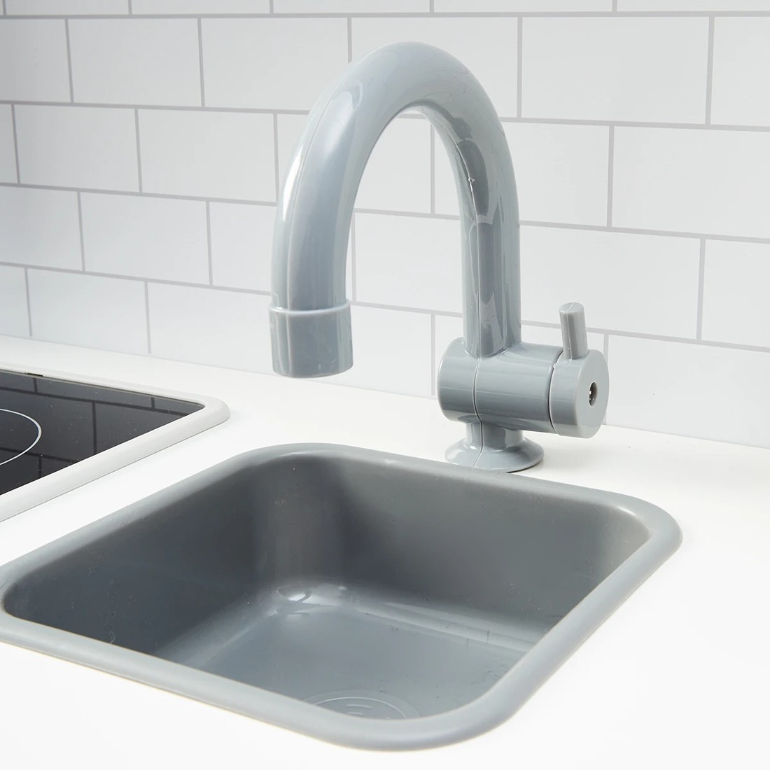 9 Wooden Kitchen with Light and Sound Stove, 9 of 10