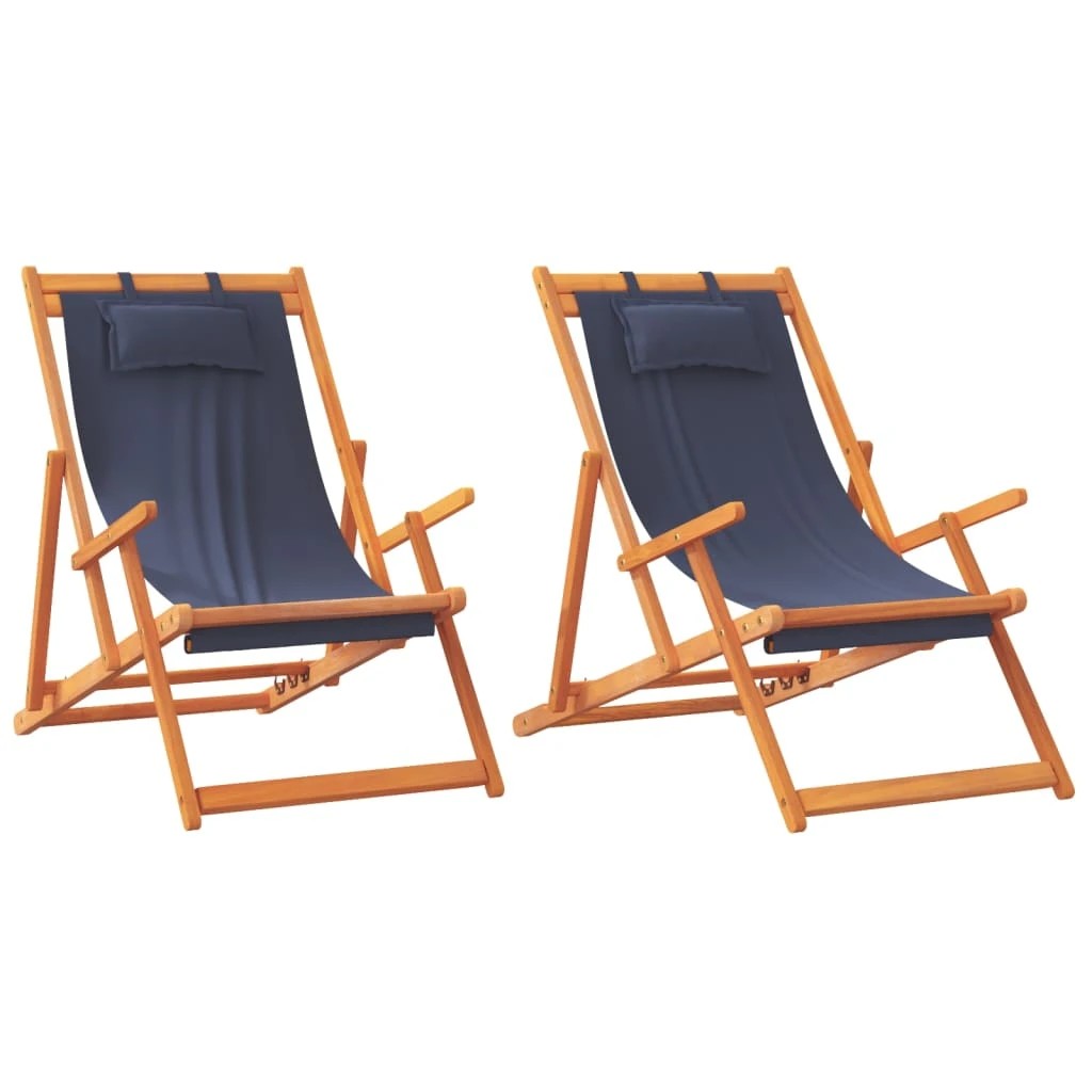 1 vidaXL folding chair Foldable - Blue, 1 of 9