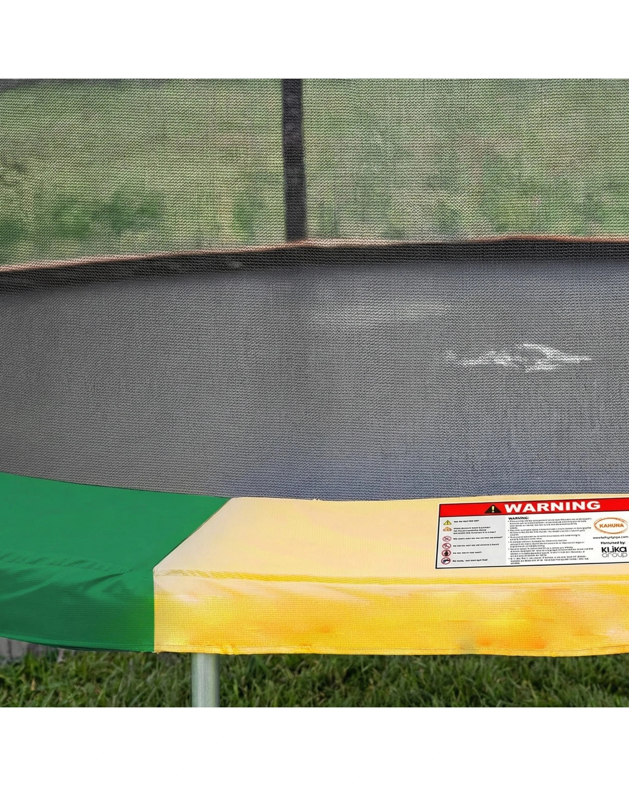 6 Kahuna 10ft Trampoline with LED Basketball Set and Roof in Rainbow, 6 of 9