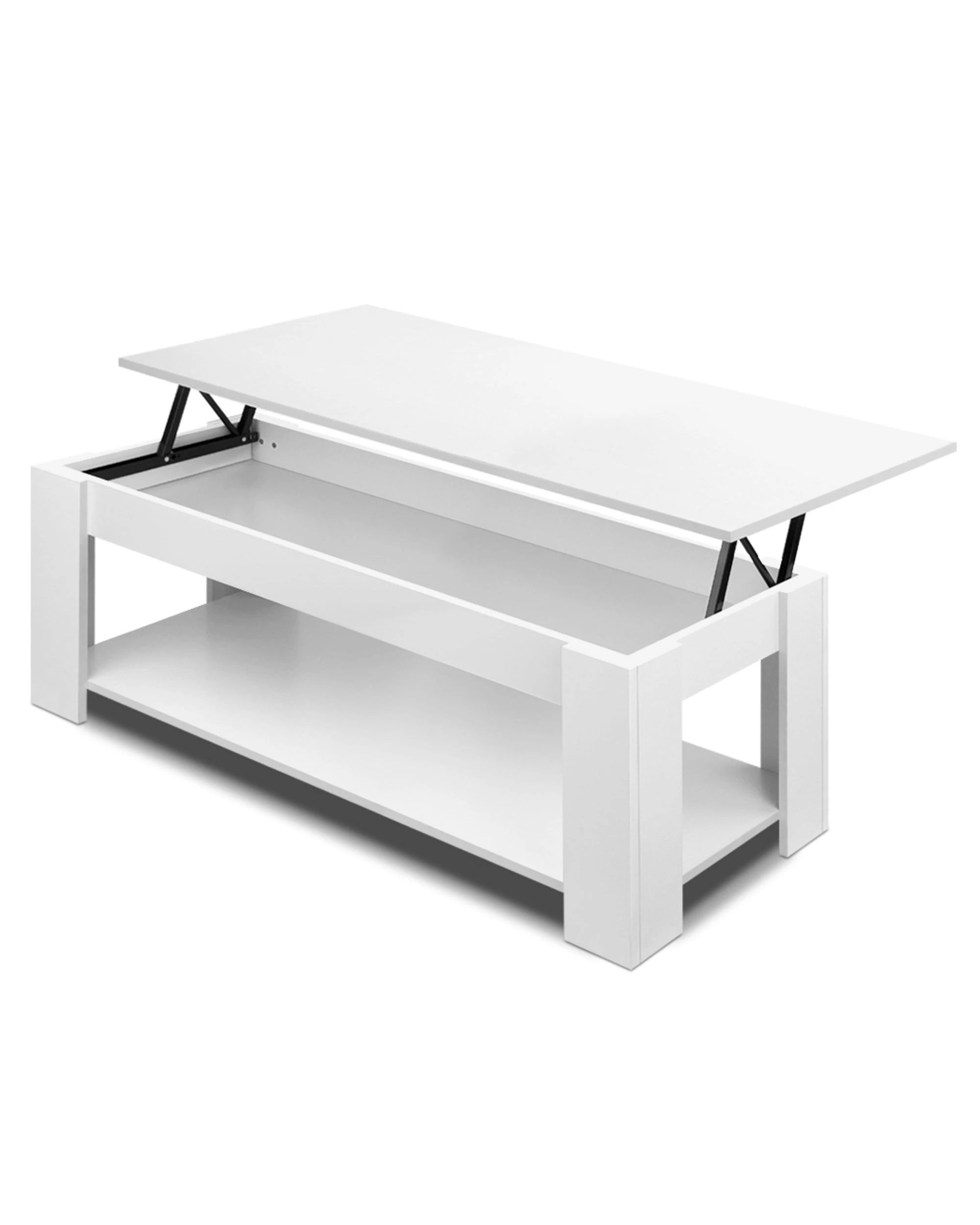 1 Artiss Coffee Table Lift-top Coffee Table
 - White, 1 of 3