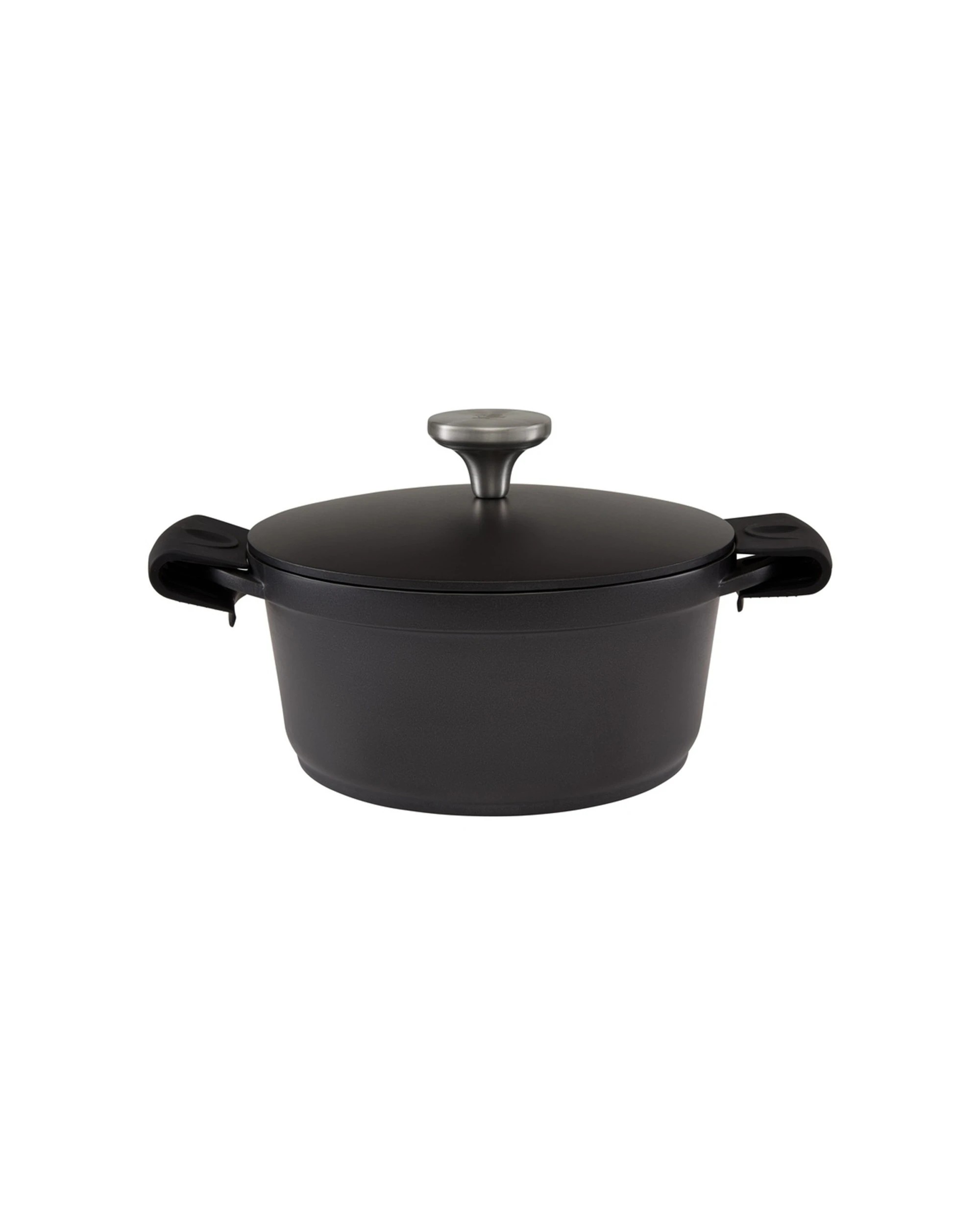 1 Maxwell And Williams Cast Lite Non Stick Casserole 20cm 2.4L Gift Boxed - Black, 1 of 4