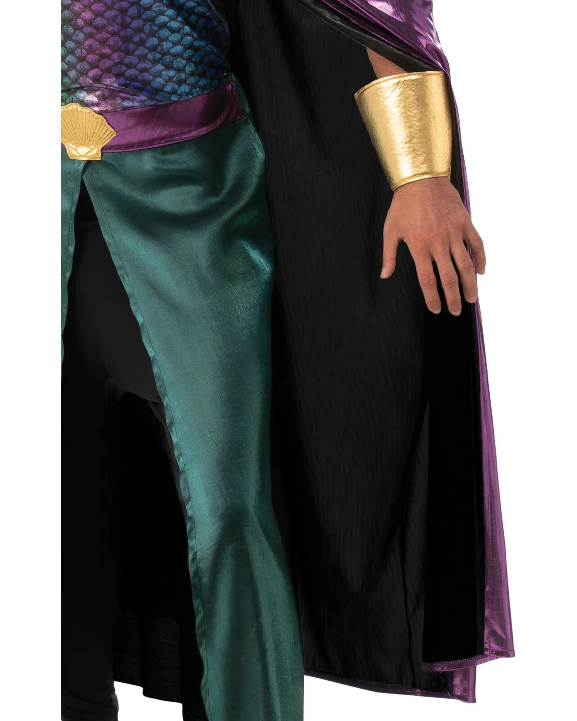 3 Rubies King Neptune Mer-Man Dress Up Costume Size XL - Multi, 3 of 3