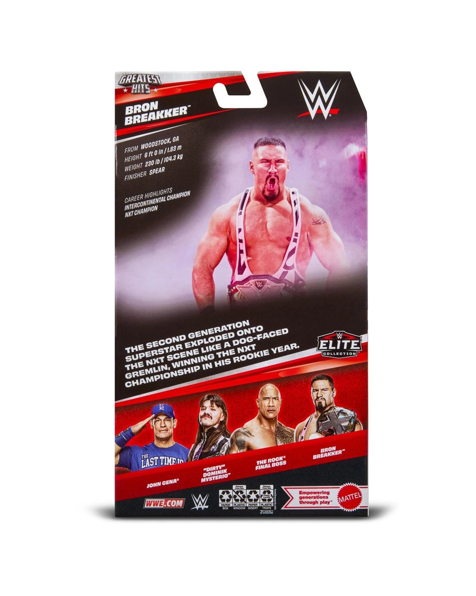 3 WWE Elite Collection Greatest Hits Bron Breakker Action Figure, 3 of 7