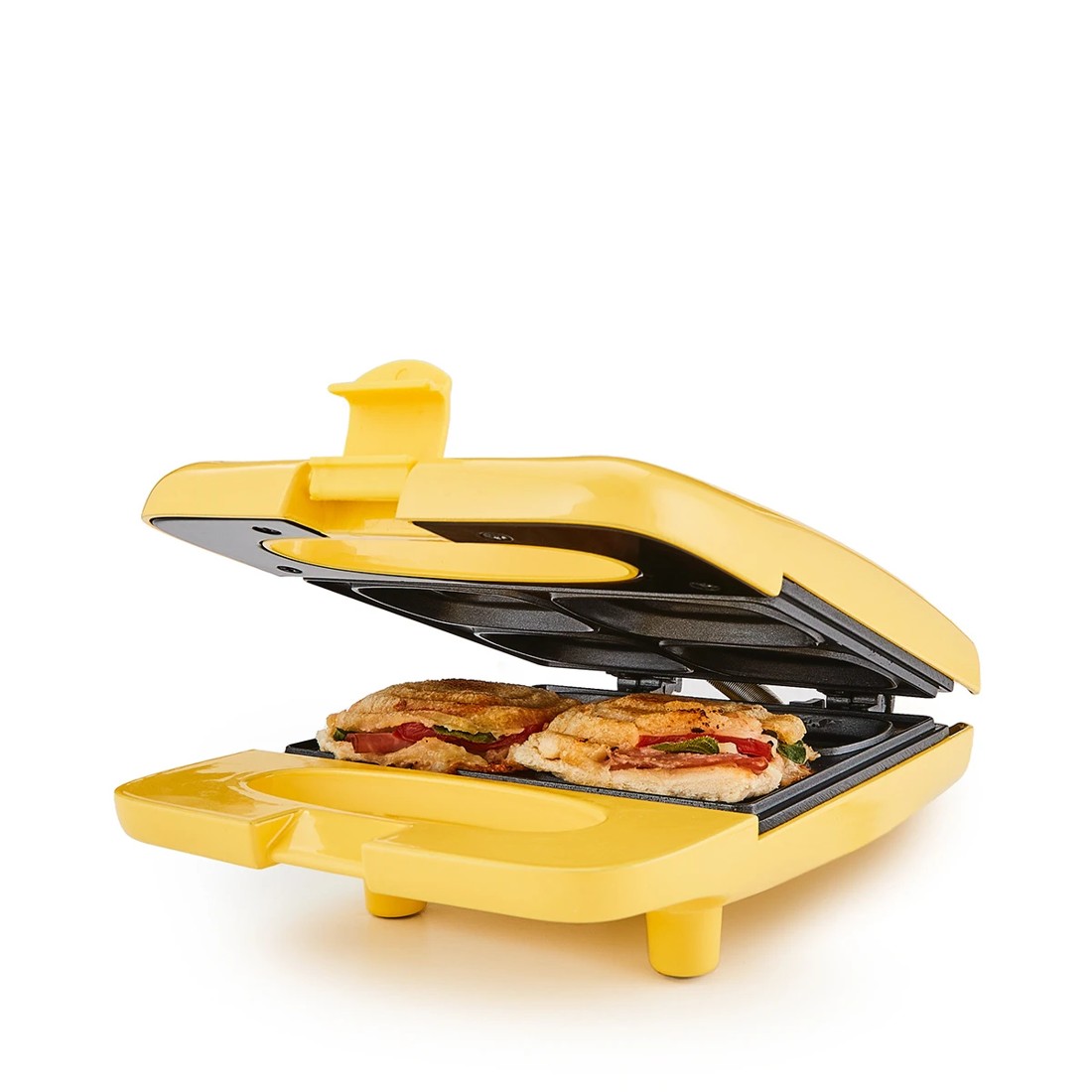 3 Mini Jaffle Maker - Yellow, 3 of 10