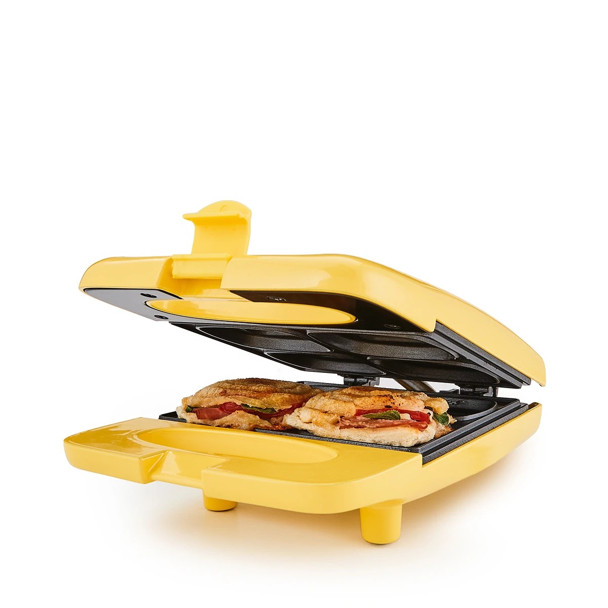 3 Mini Jaffle Maker - Yellow, 3 of 10