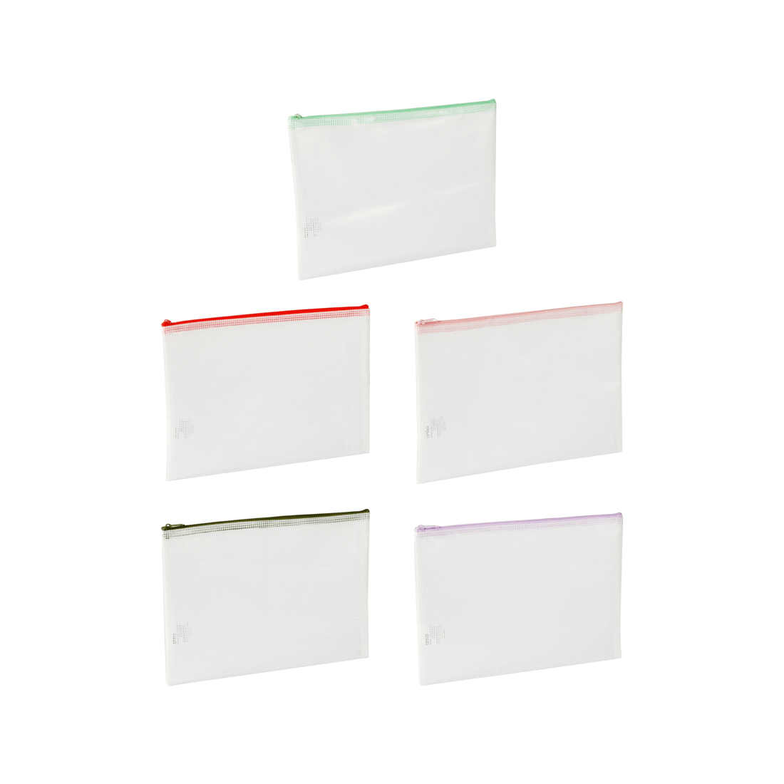 2 5 Pack A4 Size Mesh Pouch, 2 of 4