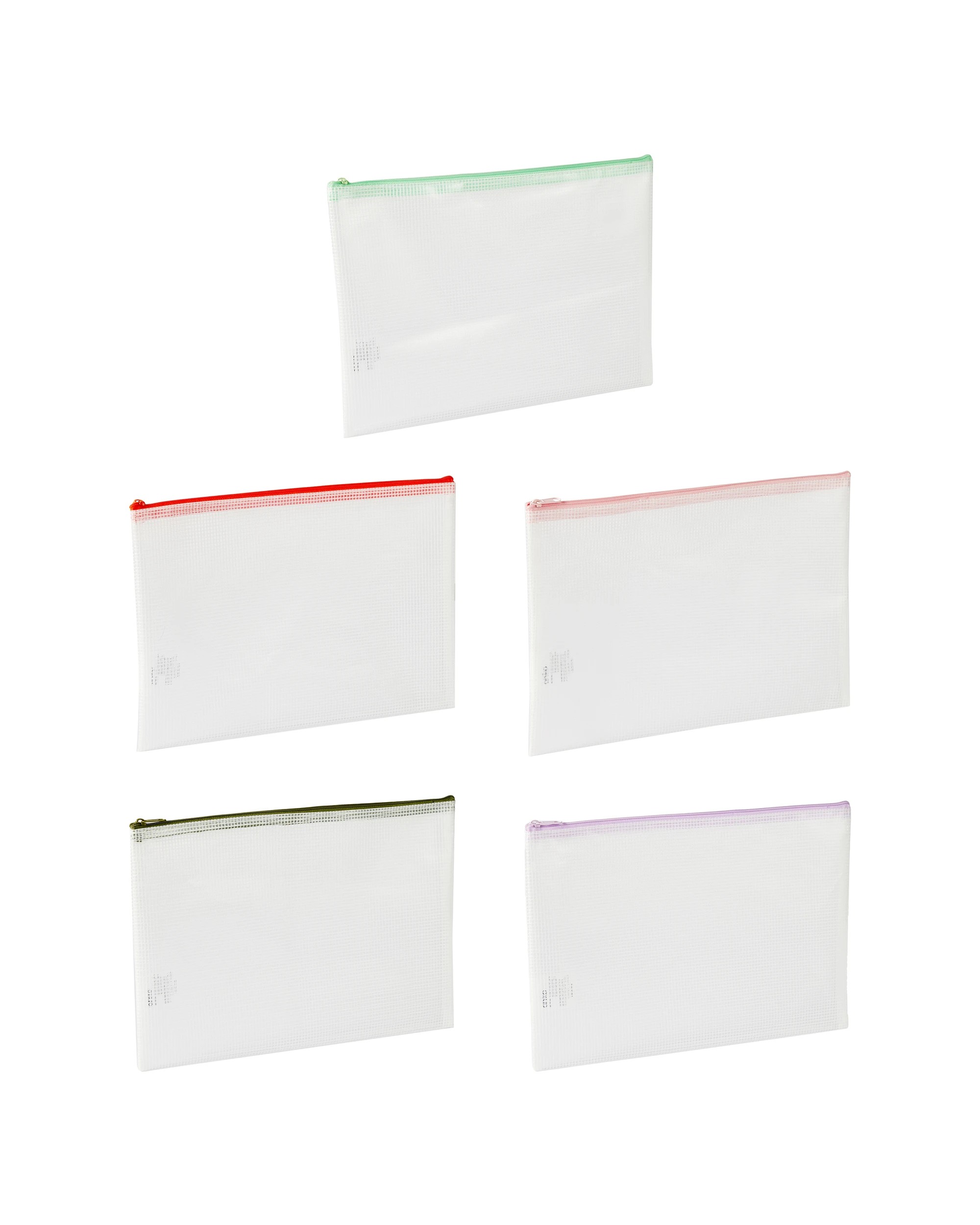 2 5 Pack A4 Size Mesh Pouch, 2 of 4