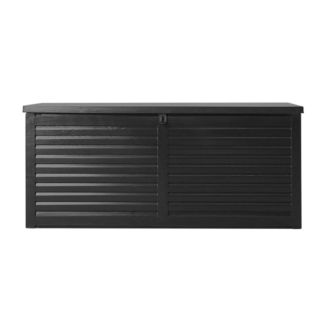 4 Gardeon Outdoor Storage Box 490L Container Lockable Garden Bench Shed Tools Toy - Black, 4 of 8