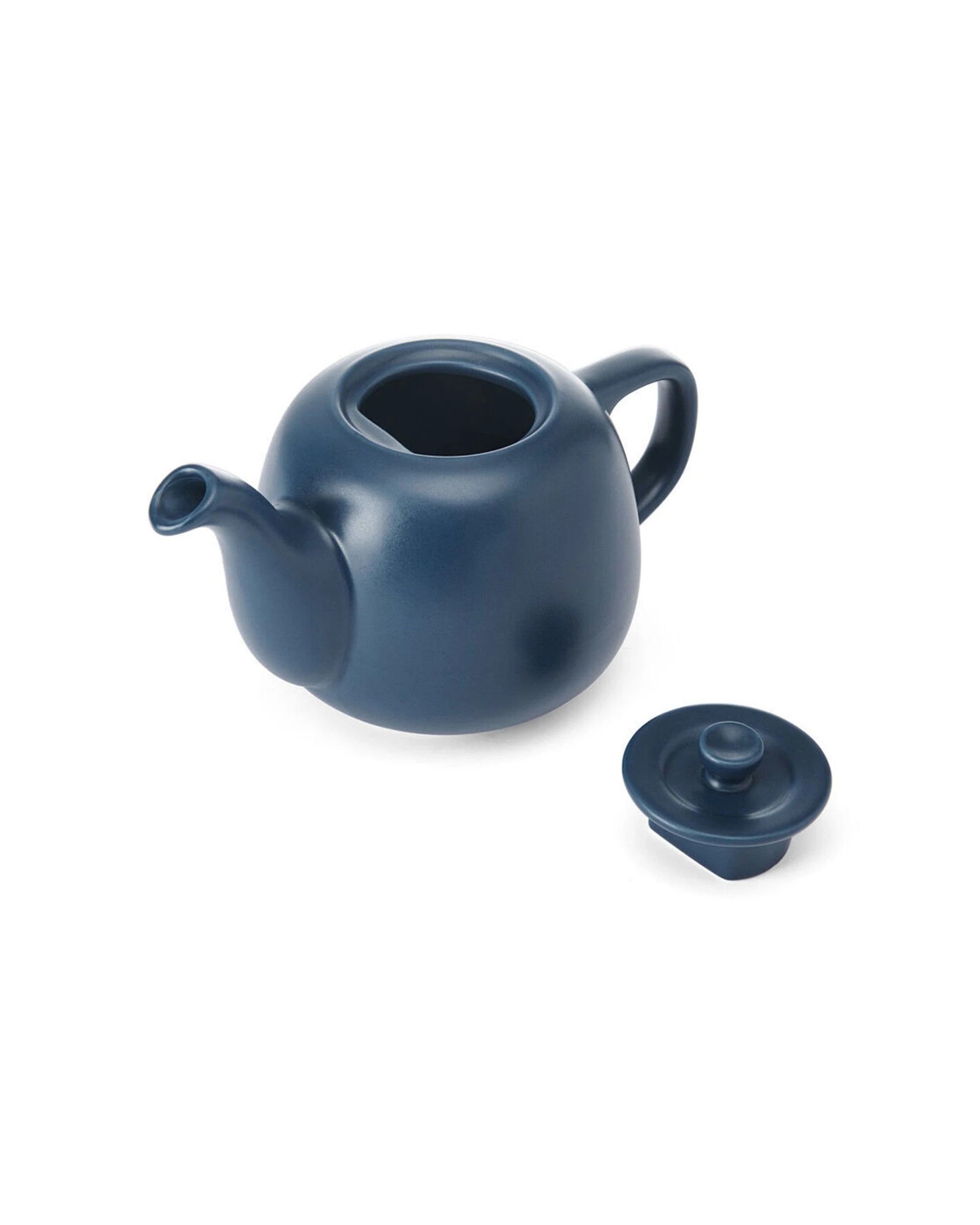 3 La Cafetiere 2PK Stoneware Classic Teapot Kettle 600ml - Blue, 3 of 7