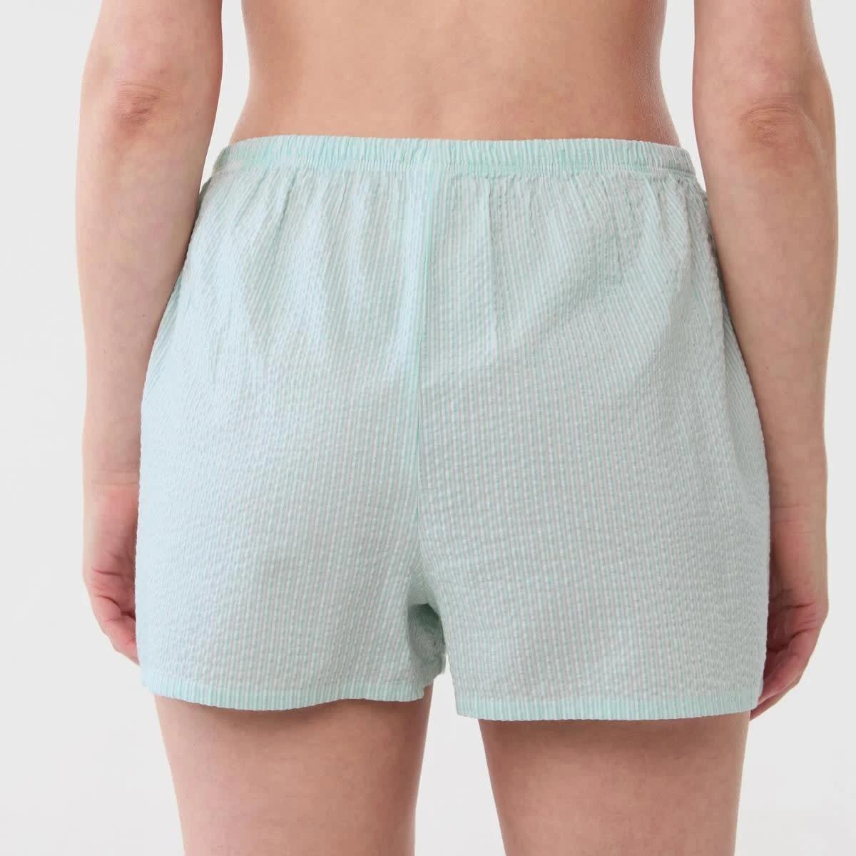 3 Seersucker Sleep Shorts STRIPE BAY BREEZE, 3 of 5