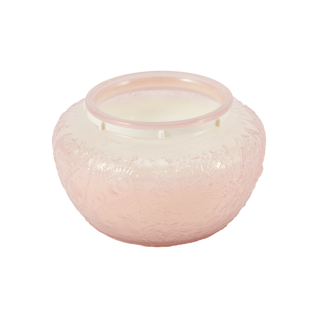 2 Pink Embossed Candle, 2 of 6