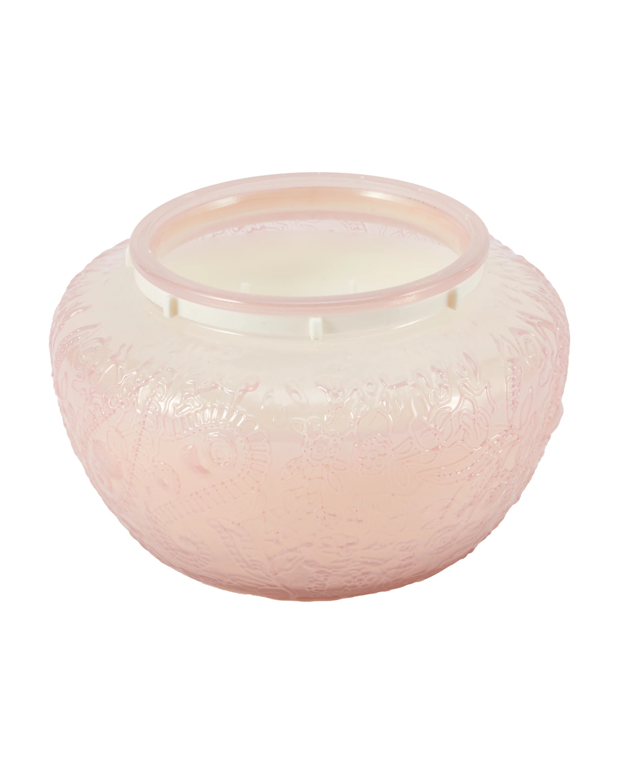 2 Pink Embossed Candle, 2 of 6