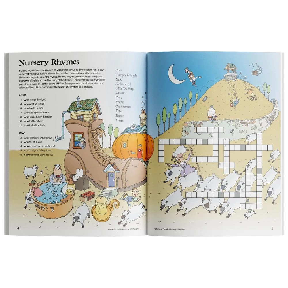 2 School Zone Activity Zone Crosswords, 2 of 4